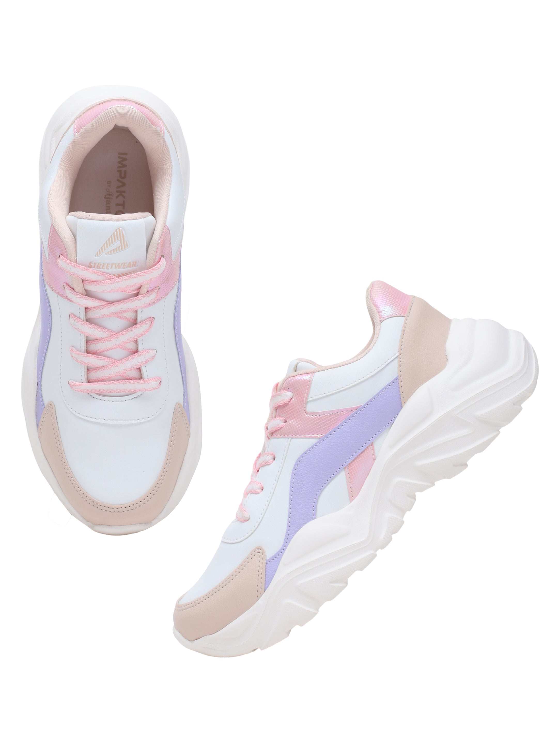 Impakto Women Trendy Casual Sneaker Shoes Lightweight Soft & Comfortable for Women