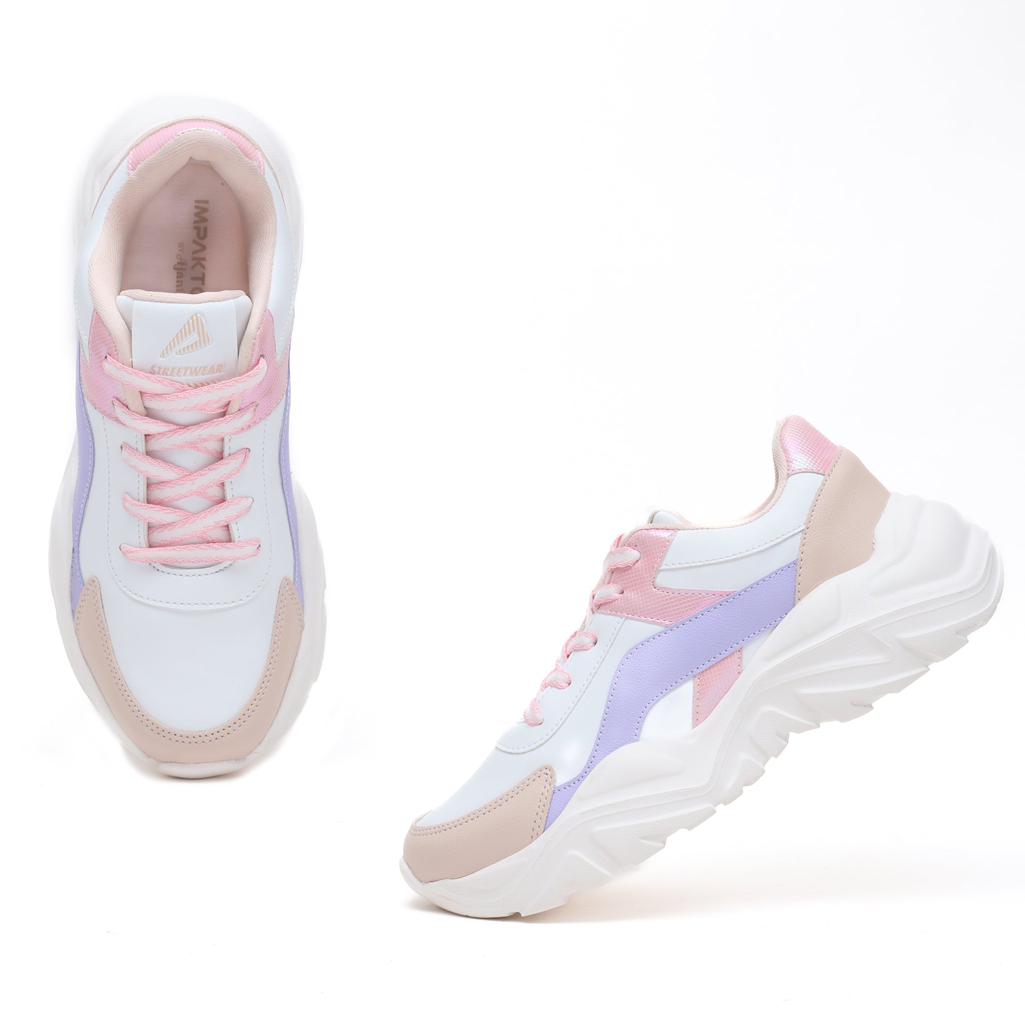 Impakto Women Trendy Casual Sneaker Shoes Lightweight Soft & Comfortable for Women