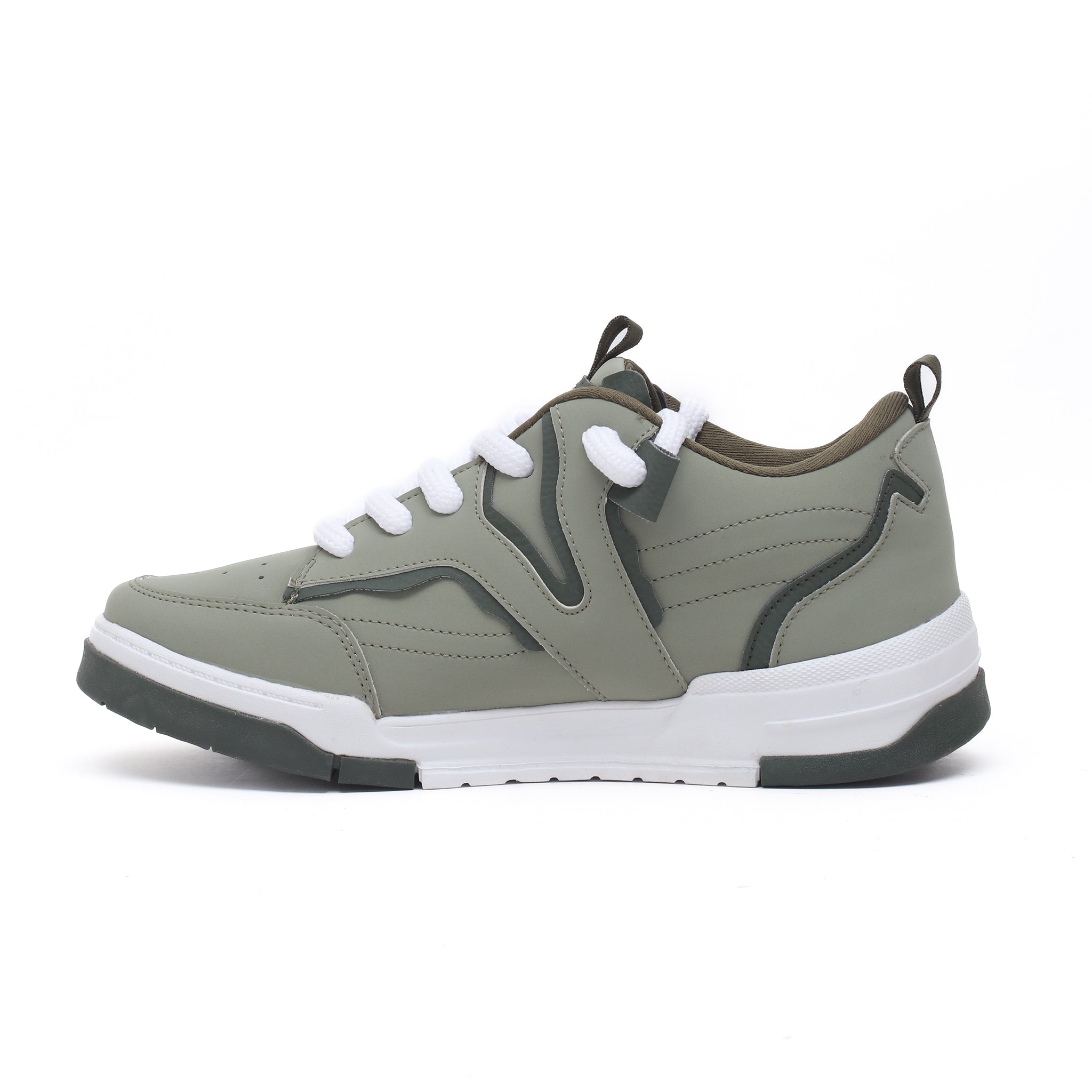 Impakto Men's Fashionable Casual Sneaker Shoes with Synthetic Upper Lightweight Comfortable Mid Top, Extra Soothing Insole & Impact-Resistant Comfort