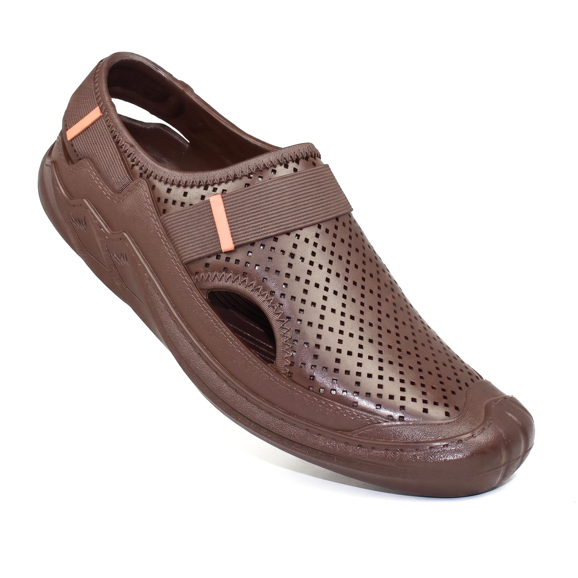 AJANTA Men's Roman Sandals | PVC Molded Water Resistant Sandals for Men | Lightweight Breathable Walking Sandals | Rainy Season Outdoor Casual Daily Wear Footwear