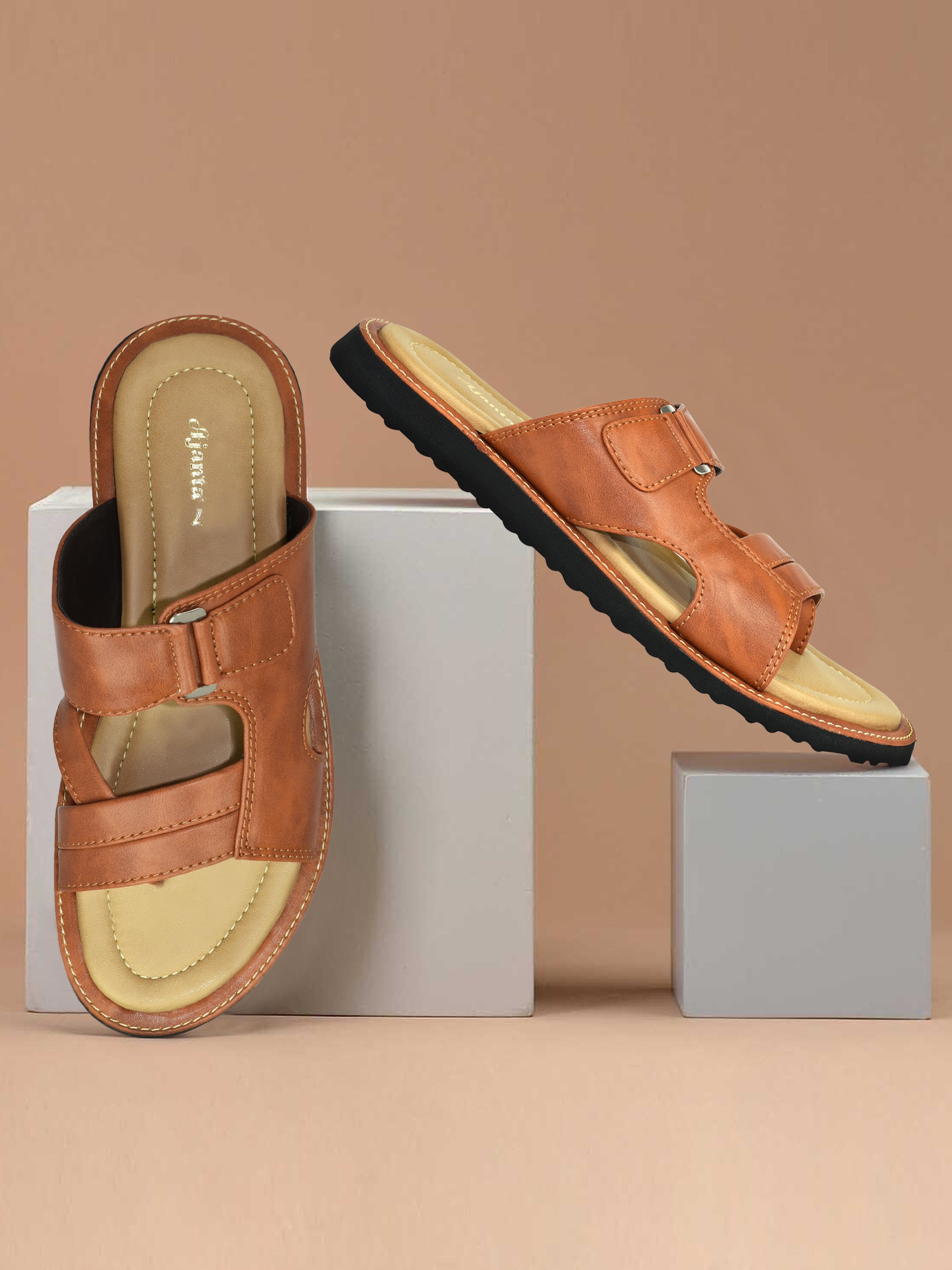 Ajanta Men Sandal / Classic Casual Slip-On Sandal CG1126