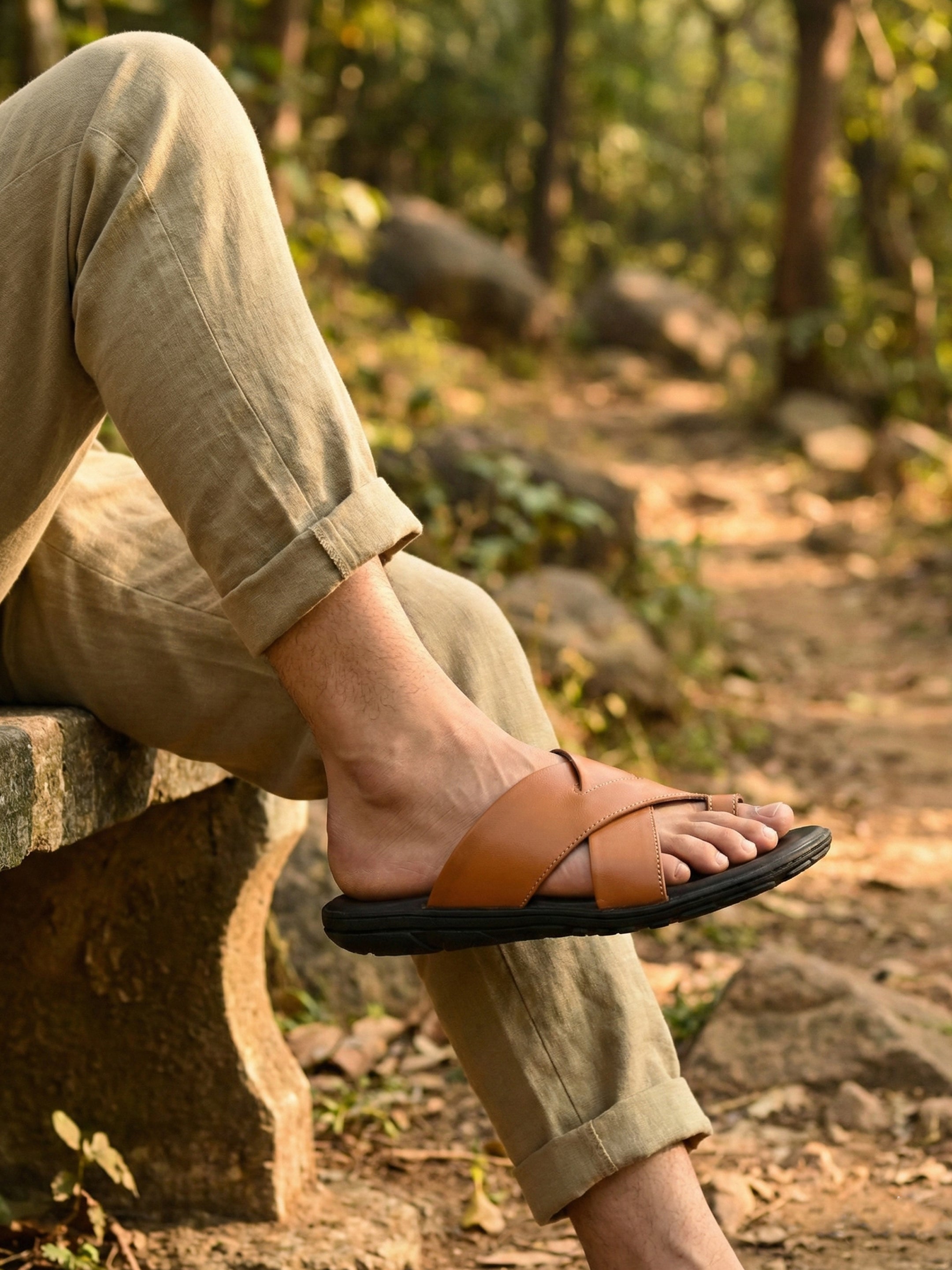 Ajanta Men’s Slip-On Sandal