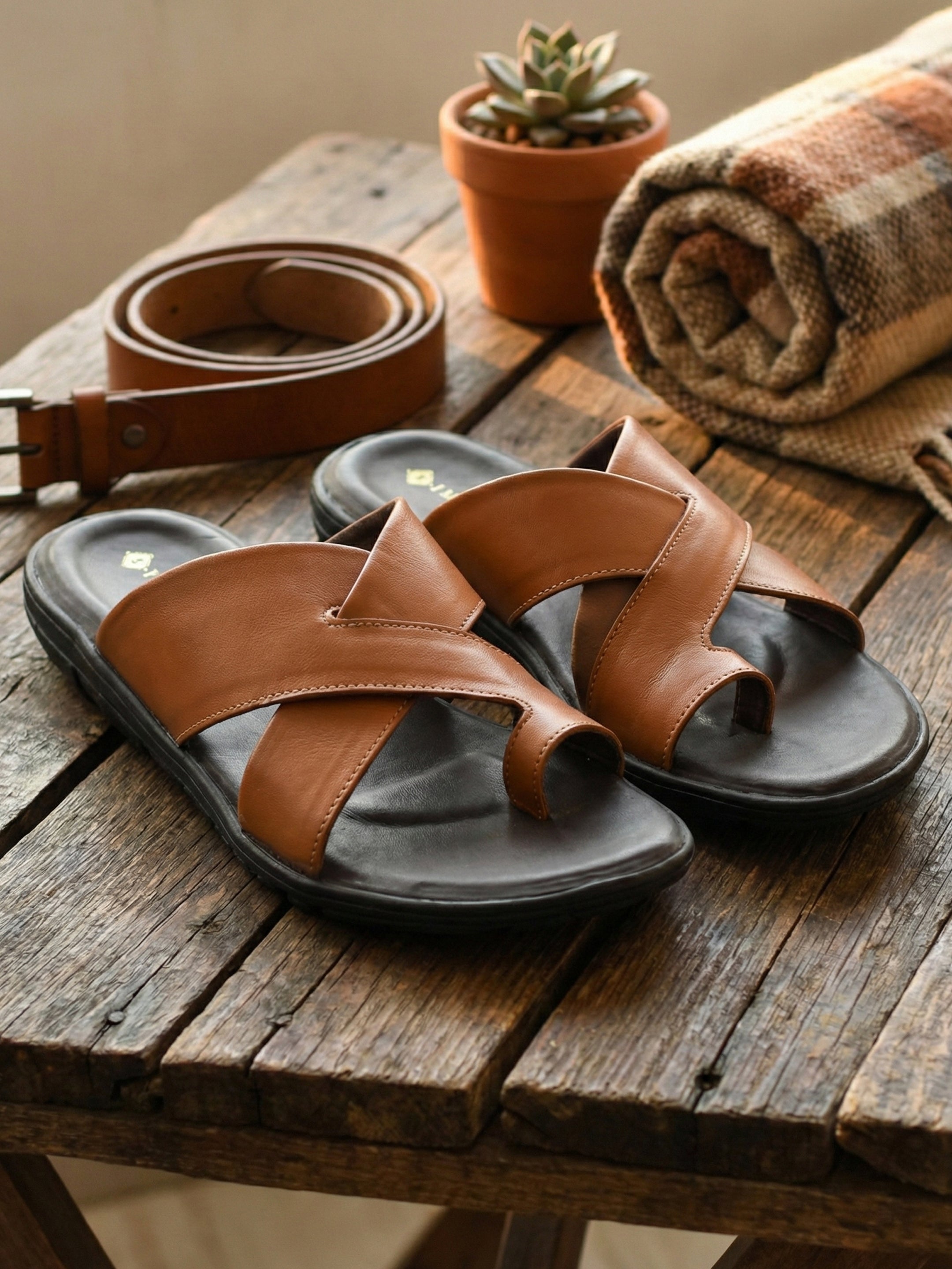 Ajanta Men’s Slip-On Sandal
