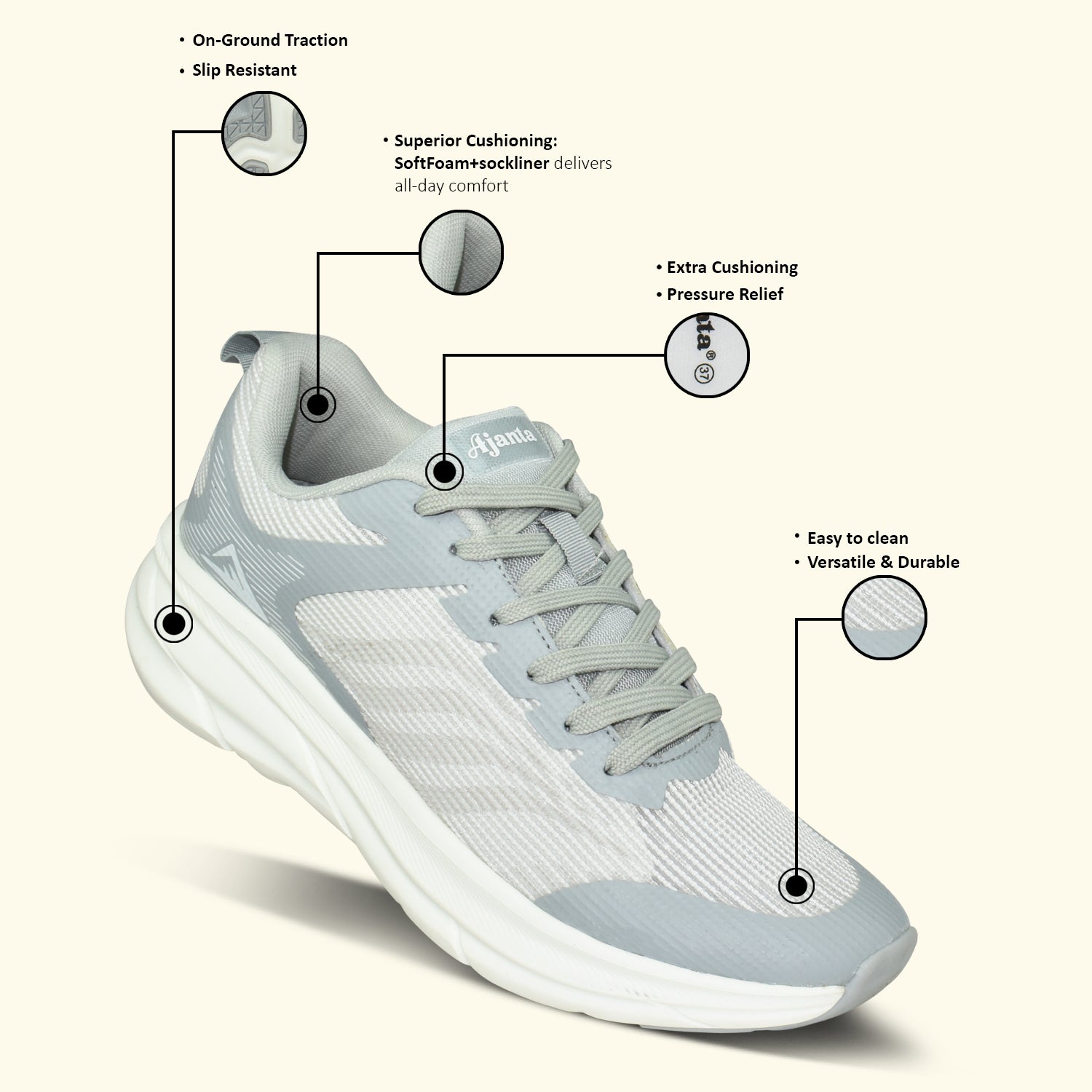 Ajanta Men’s Street Motion Sports Shoes