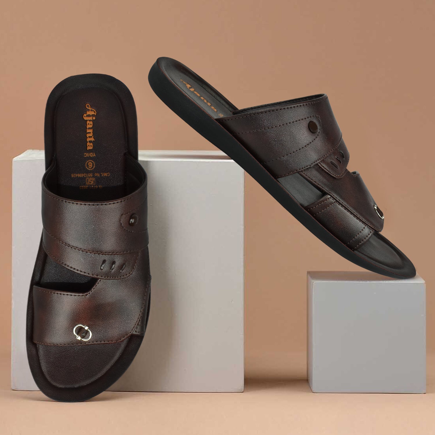 AJANTA Men Sandal| Stylish| Fancy| Comfortable Sandal For Men's And Boy's| Anti Slip Outdoor Sandal EG3008