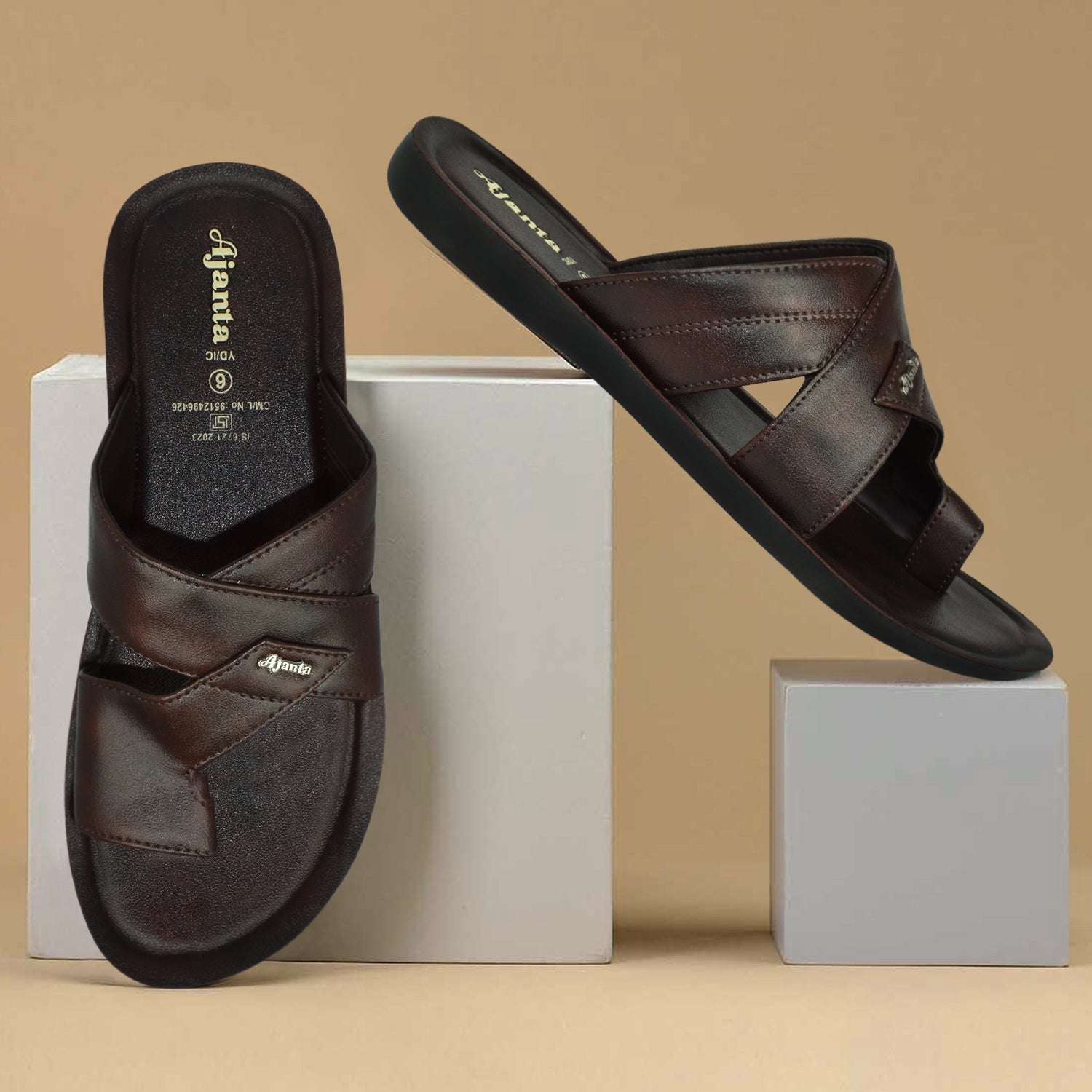 Ajanta Men’s Daily Wear Anti-Slip Sandals