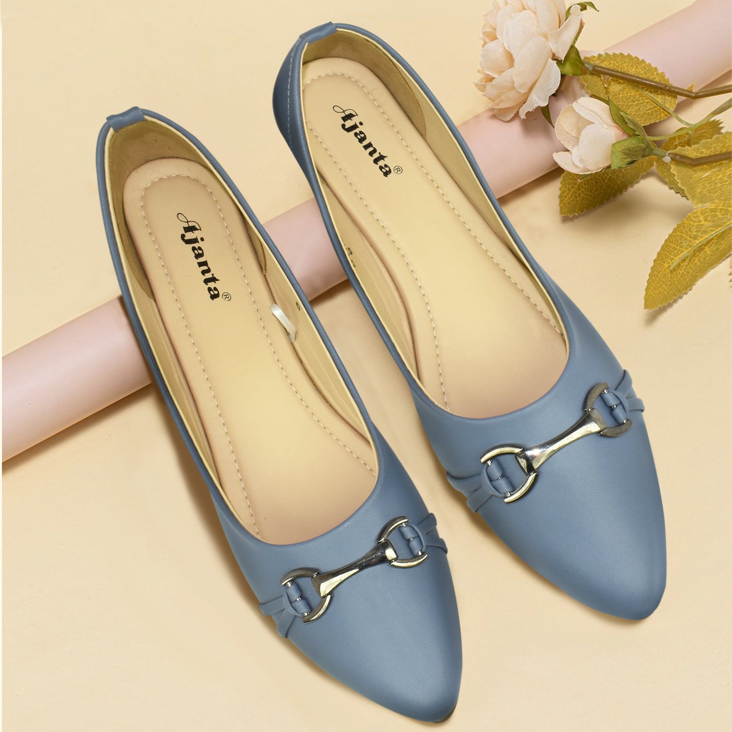 Ajanta Womens Belly Shoes|Perfect for Casual and Office wear|Stylish & Light Shoes for Walking EL5015