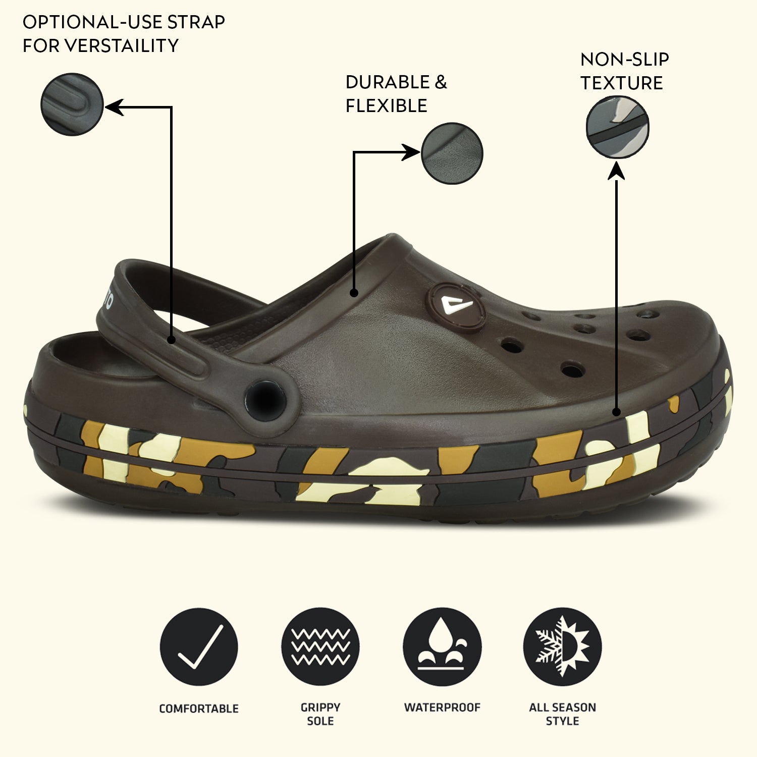 Ajanta Men's Classic Ultra Soft Clogs