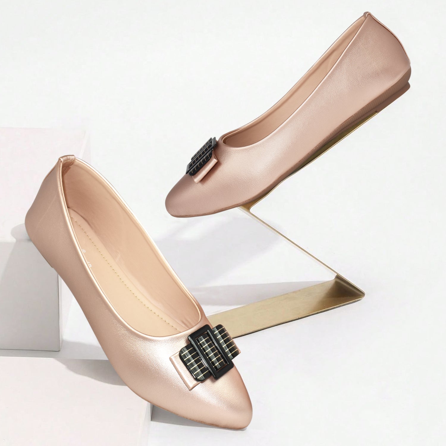 Ajanta Women's Slip On Bellies Stylish & Comfortable Ballerinas for Party Wear