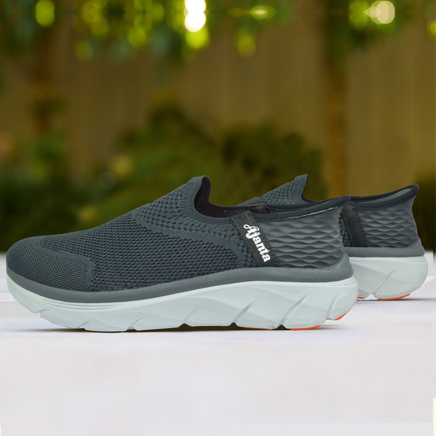Ajanta Ignite Knit Running Shoes | All-Day Style| Slip-On Shoes |Cushioned & Daily Wear Outdoor shoes EG1050