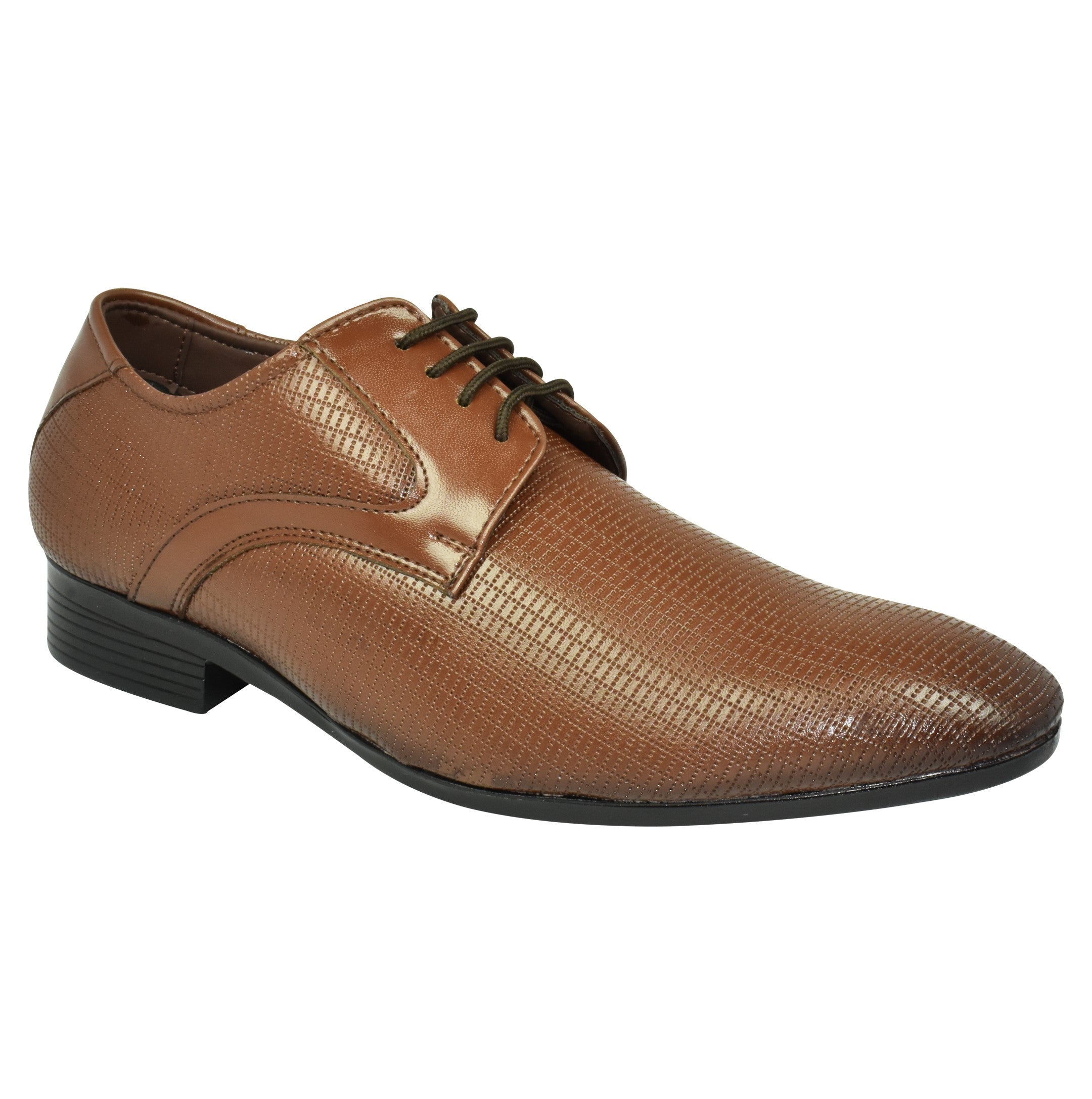 Imperio by Ajanta Men’s Tan Lace-Up Formal Shoes