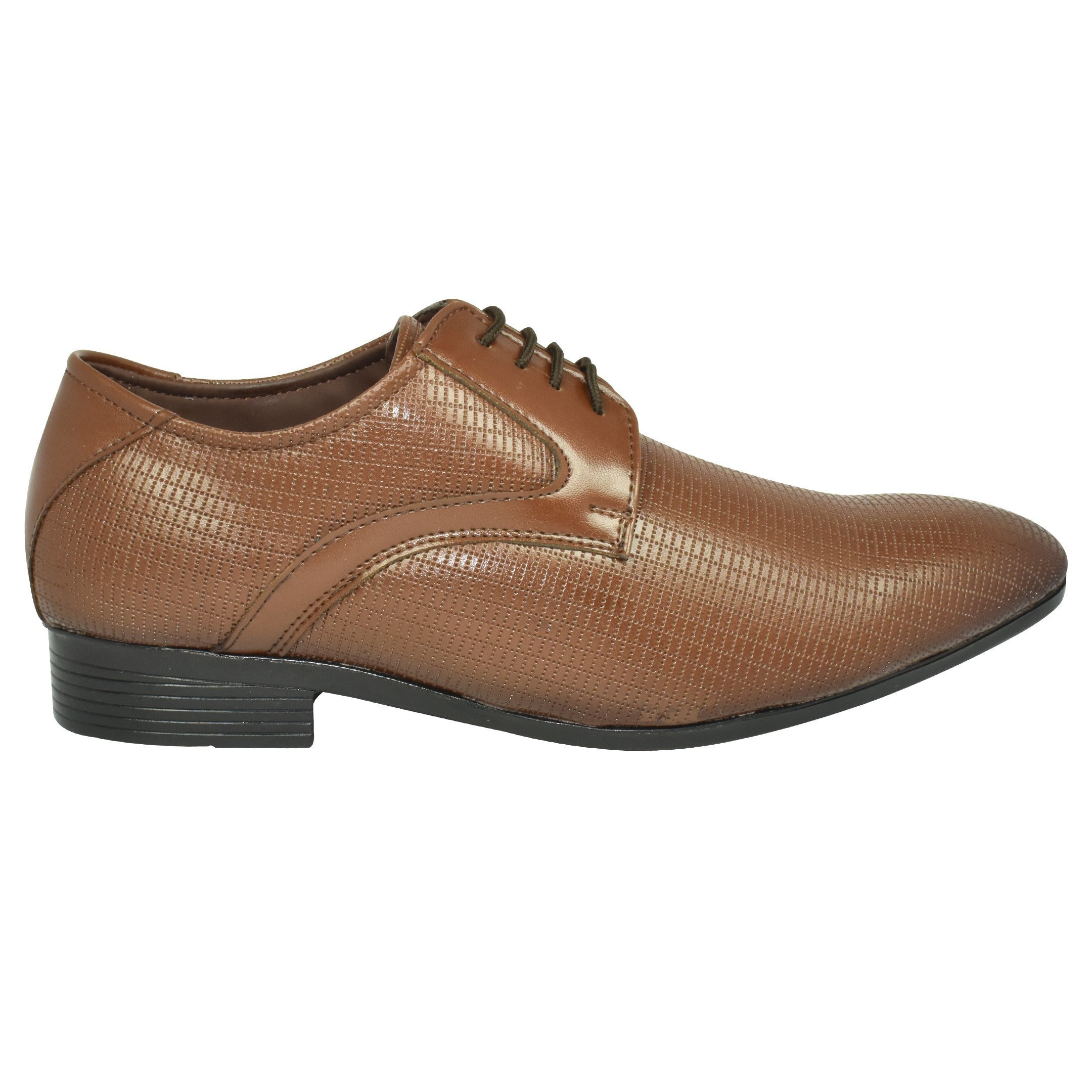 Imperio by Ajanta Men’s Tan Lace-Up Formal Shoes