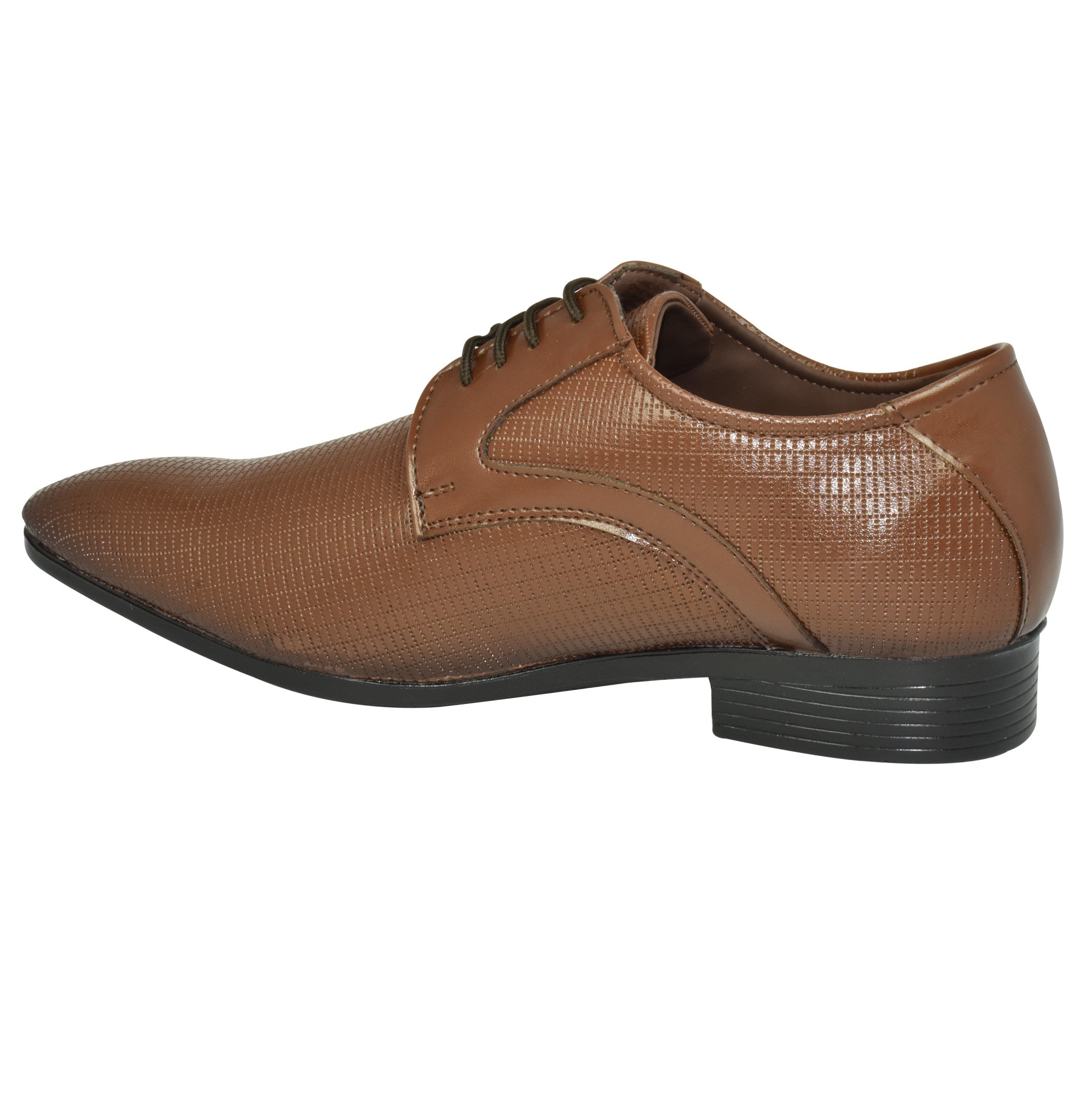Imperio by Ajanta Men’s Tan Lace-Up Formal Shoes