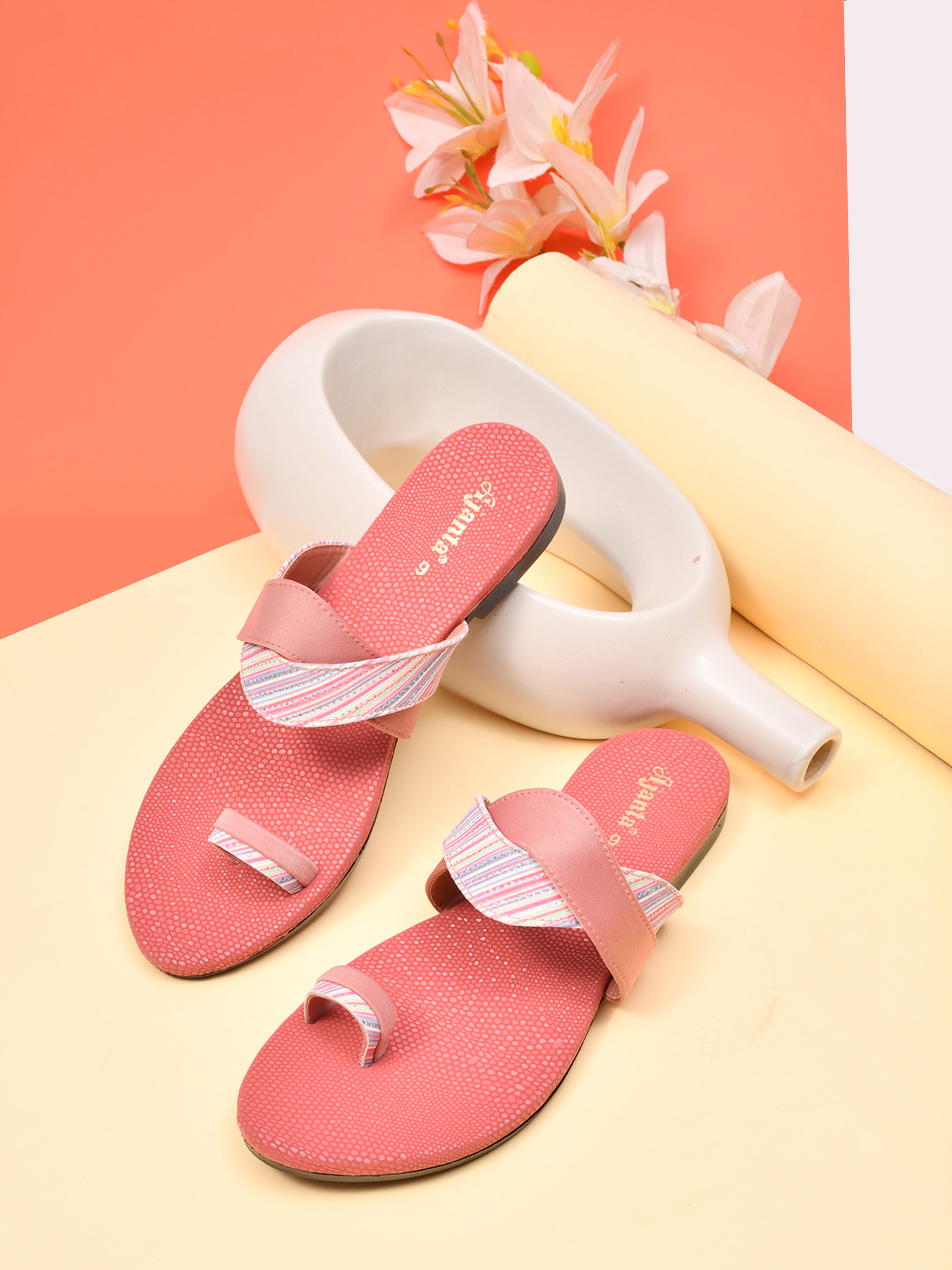 Ajanta Women Flat Sandal / Flat Fashion Slip-On Sandal EL2005