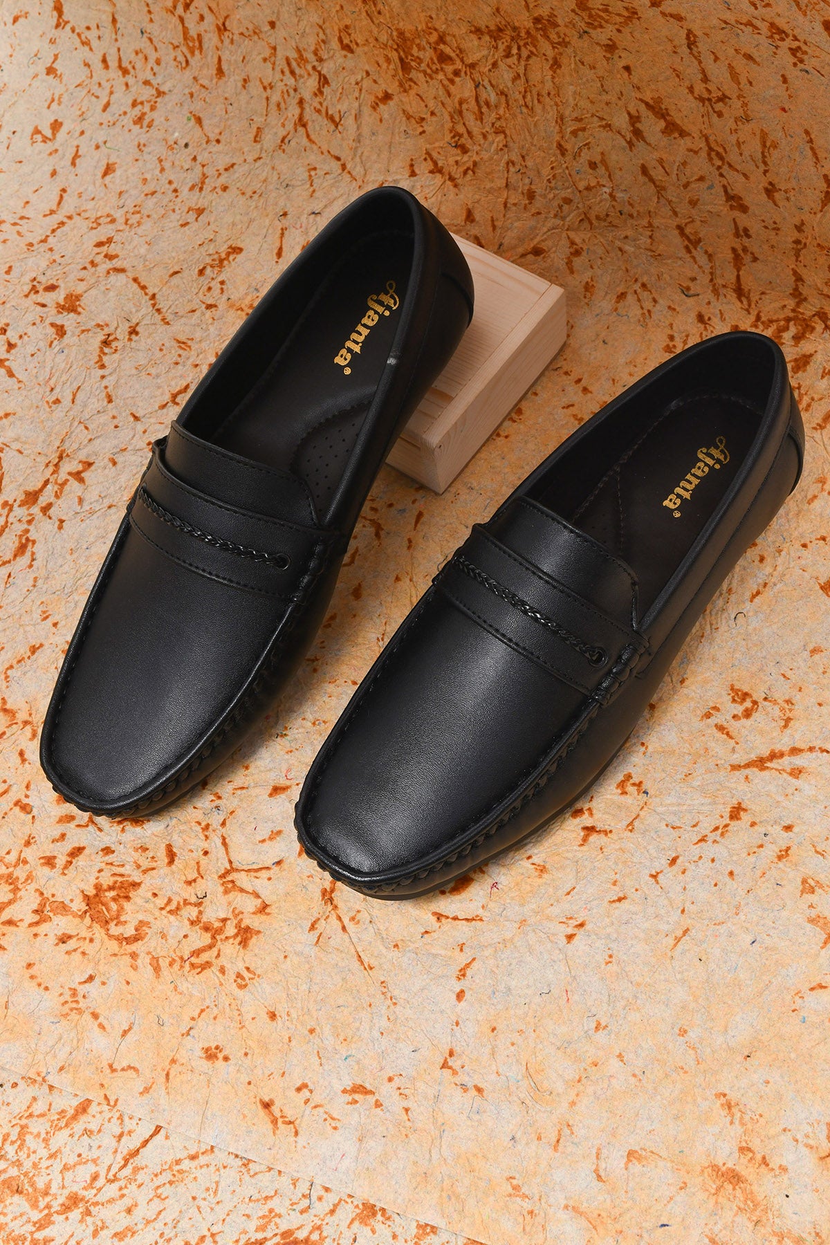 Ajanta Men Loafers / Formal Loafers for Men / Classic Formal Design with Anti-Skid Grip EG4002