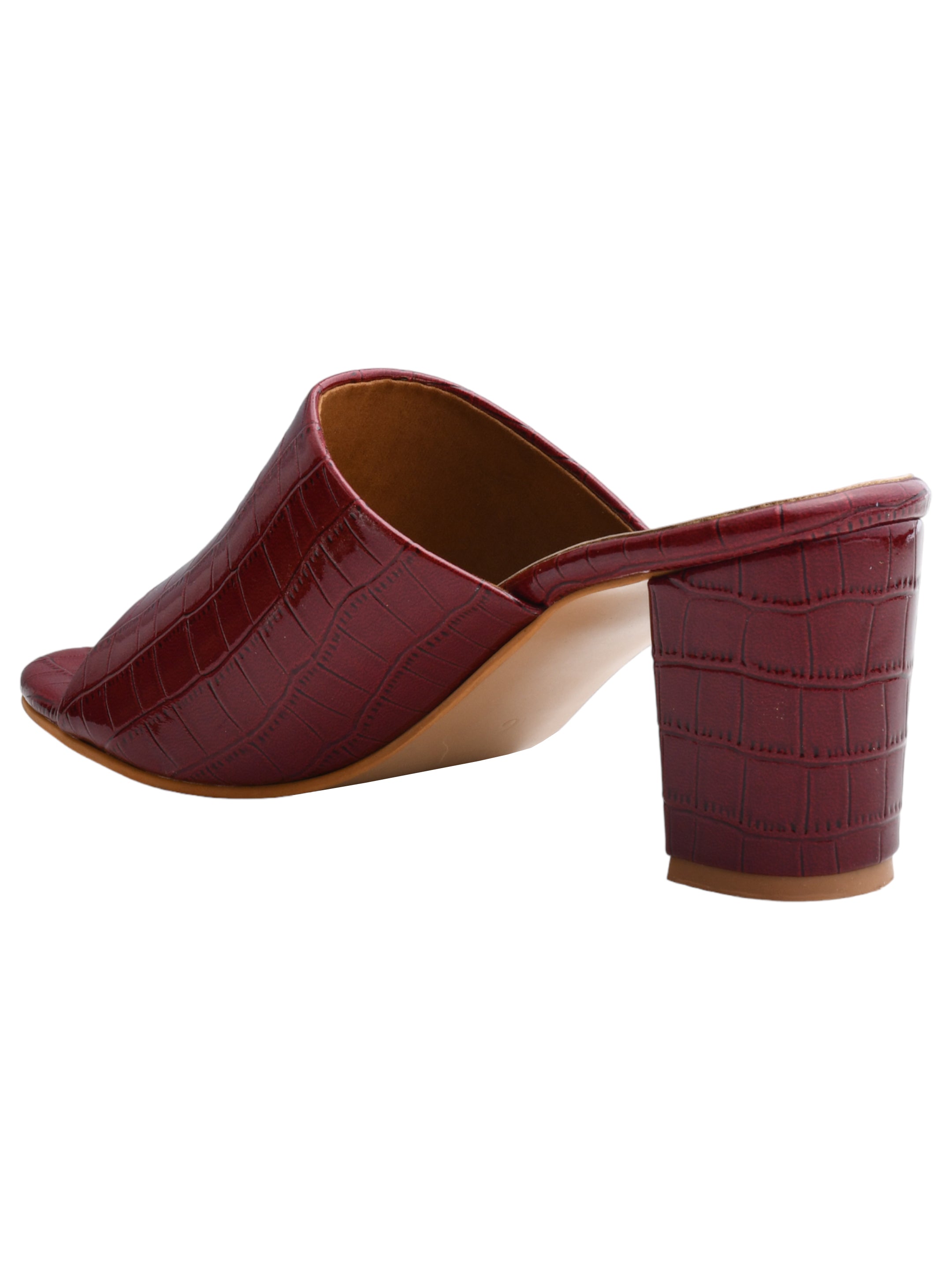 Ajanta Women Heel Sandal / Wedge Heels with Stylish Comfort / Stylish Slip-On with Square Block Heel EL3002
