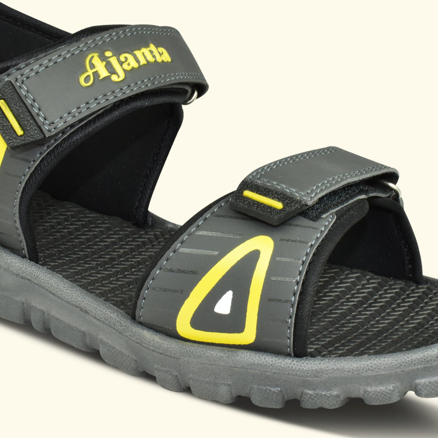 Ajanta Men’s Grey Slip-On Sandals