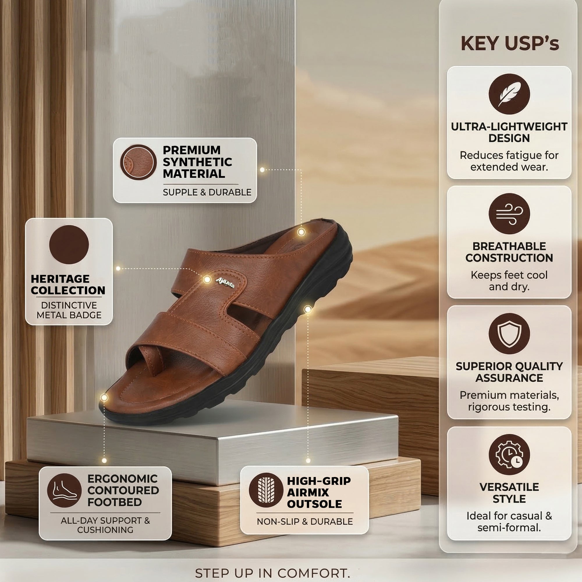 Ajanta Men’s Outdoor Sandals