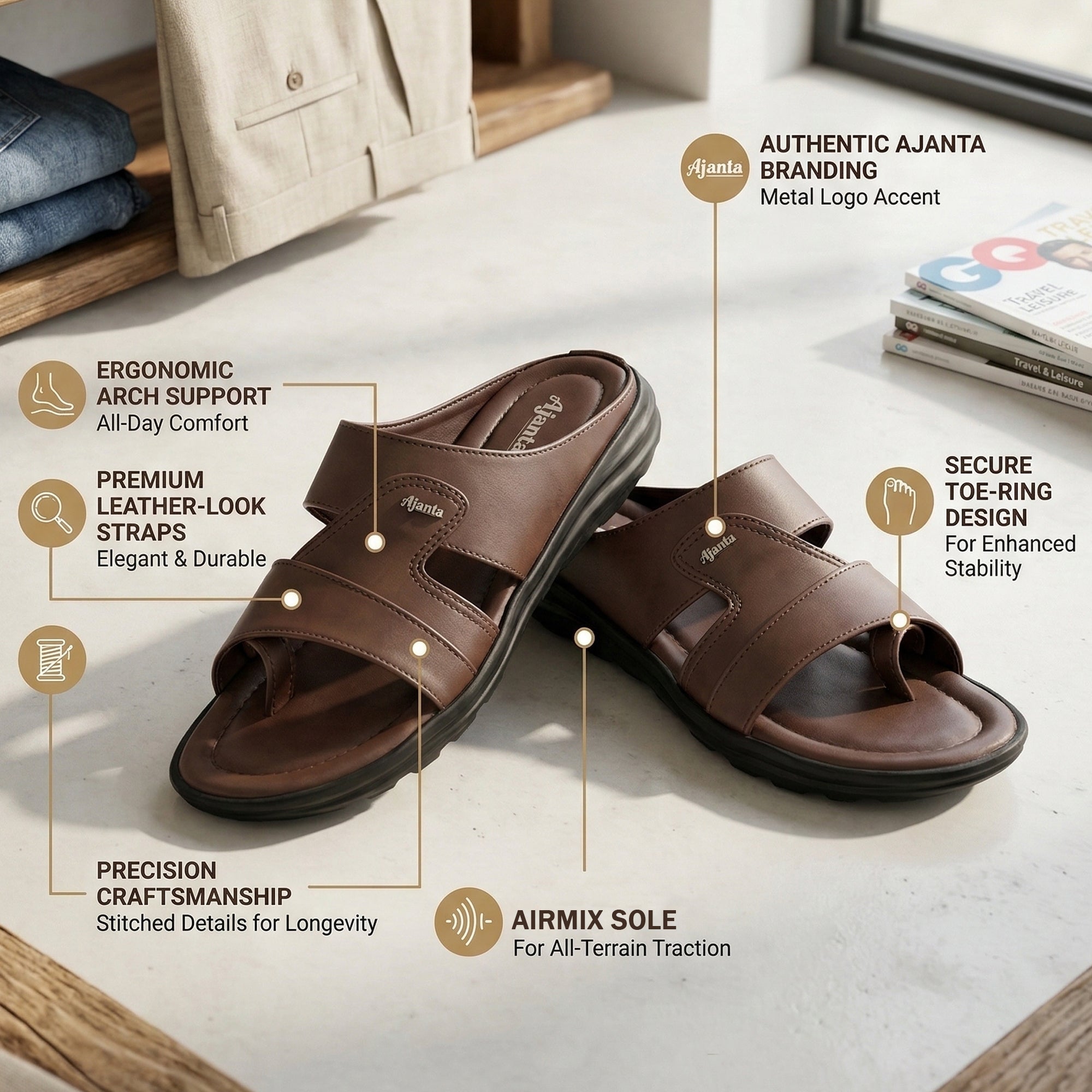 Ajanta Men’s Outdoor Sandals