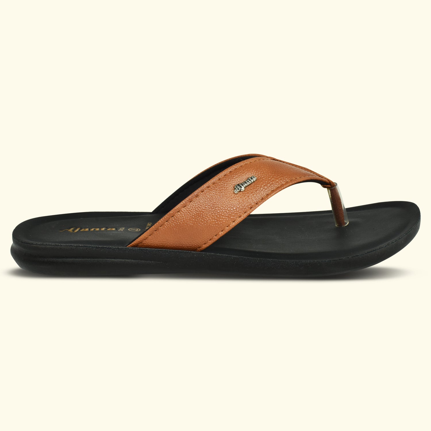 Ajanta Classic Slippers for Men | Stylish, Comfortable,Anti Skid, Soft Daily Use Chappal EG3021
