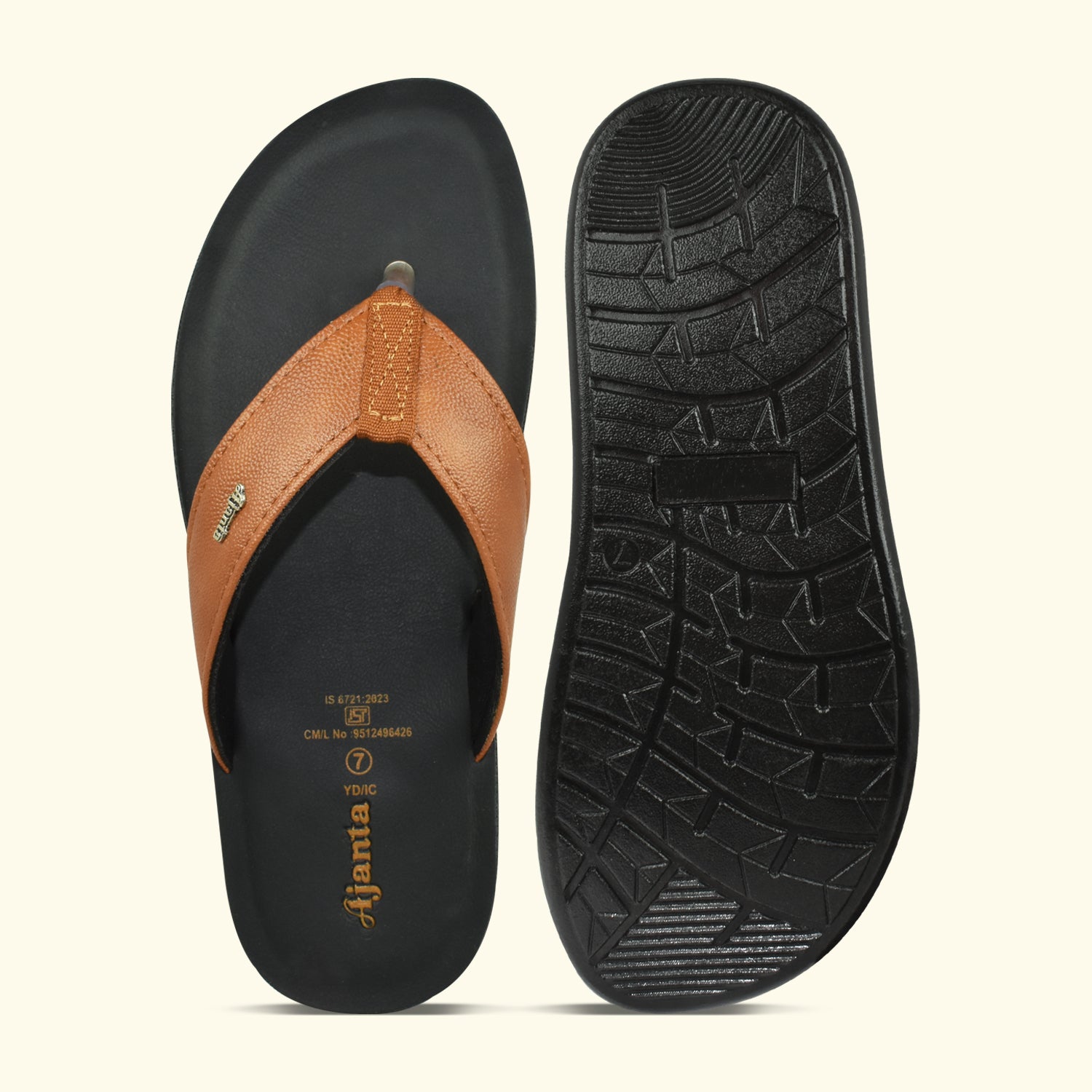 Ajanta Classic Menโs Soft Slip-On Slippers