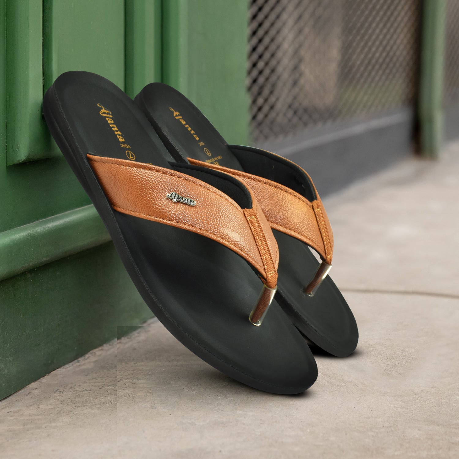 Ajanta Classic Slippers for Men | Stylish, Comfortable,Anti Skid, Soft Daily Use Chappal EG3021