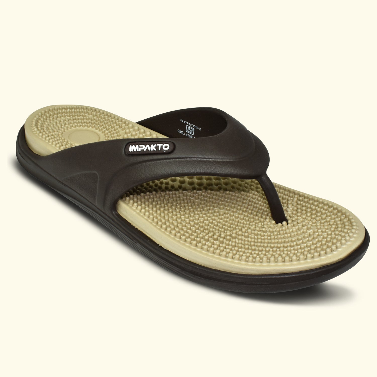 Impakto by Ajanta Classic Slippers for Men | Stylish, Comfortable & Lightweight Flip Flops for Men's | Flexible & Durable