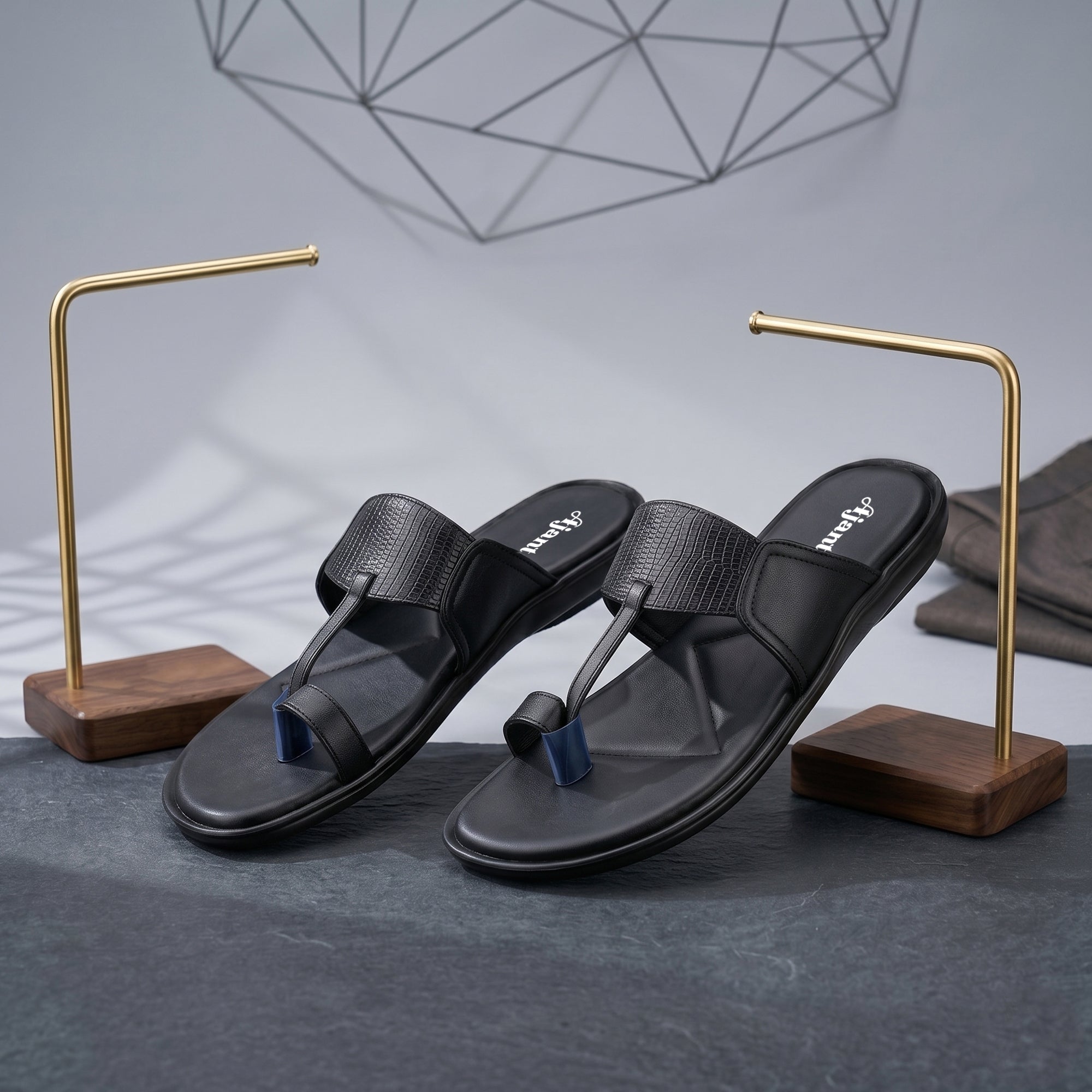 AJANTA Men Lightweight Comfort Sandals | Flexible Sole | Casual Wear
