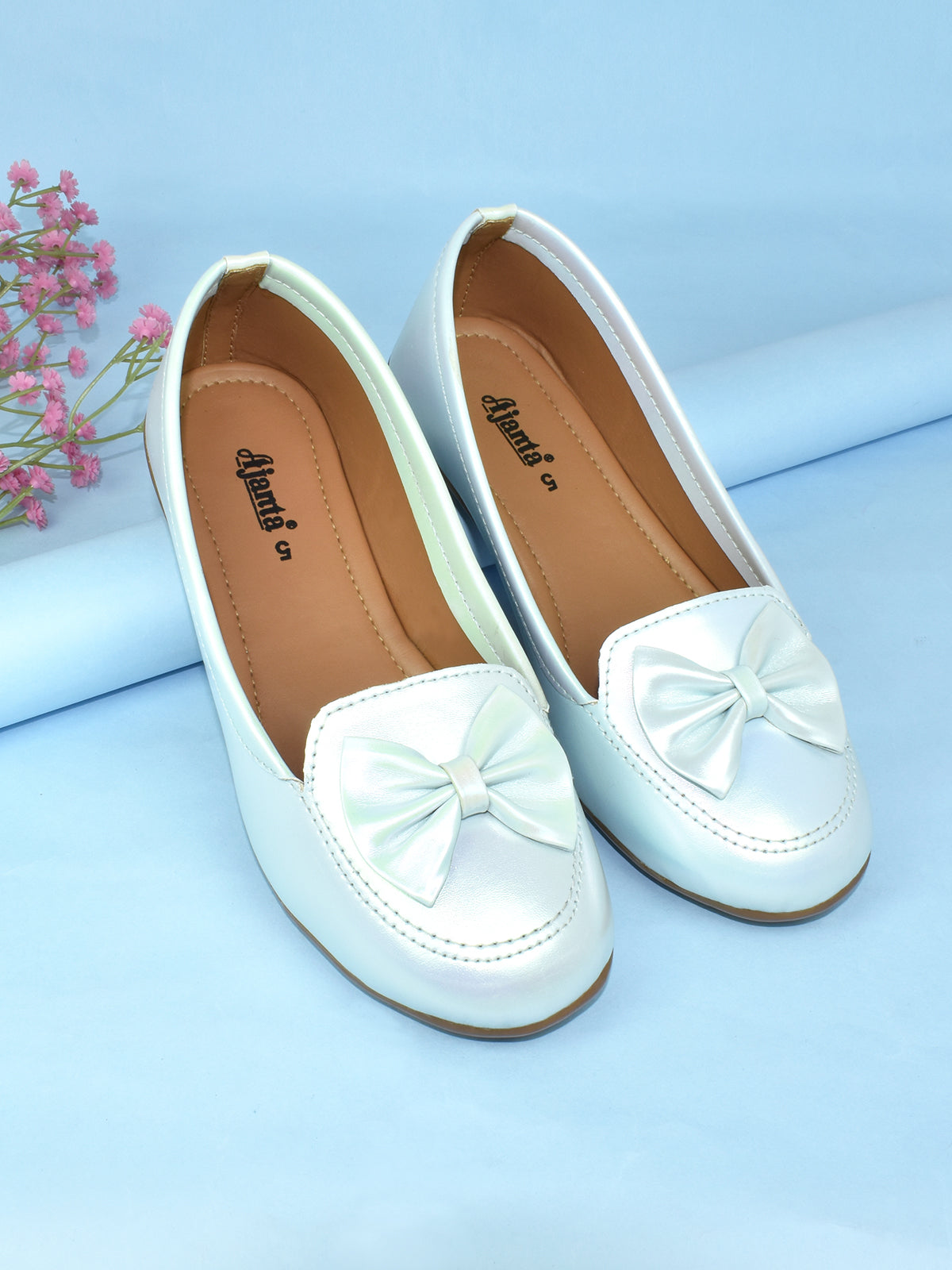 white belly shoes for kid girl