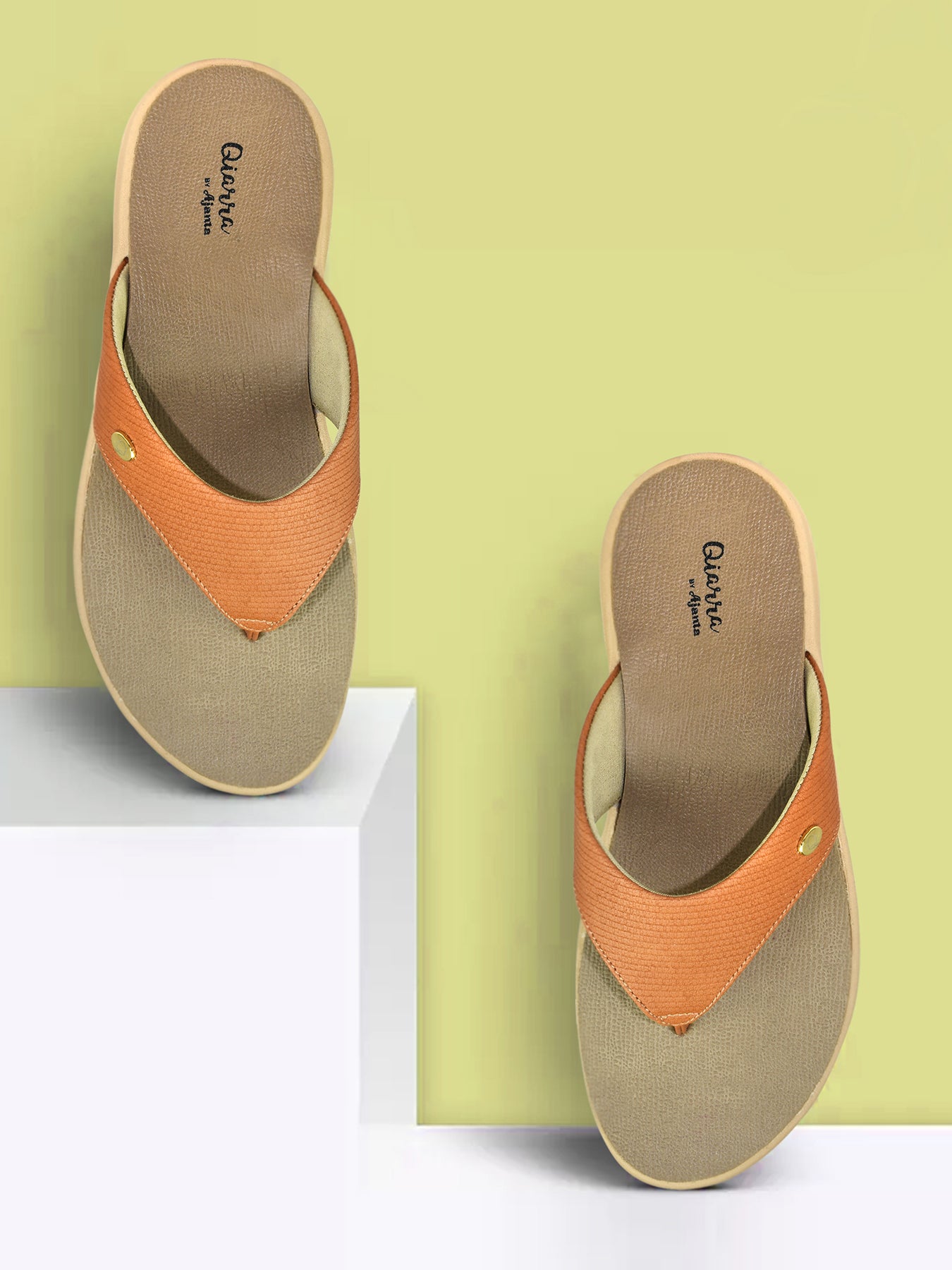 Ajanta Soft, Comfortable and Stylish Flat Sandals for Women