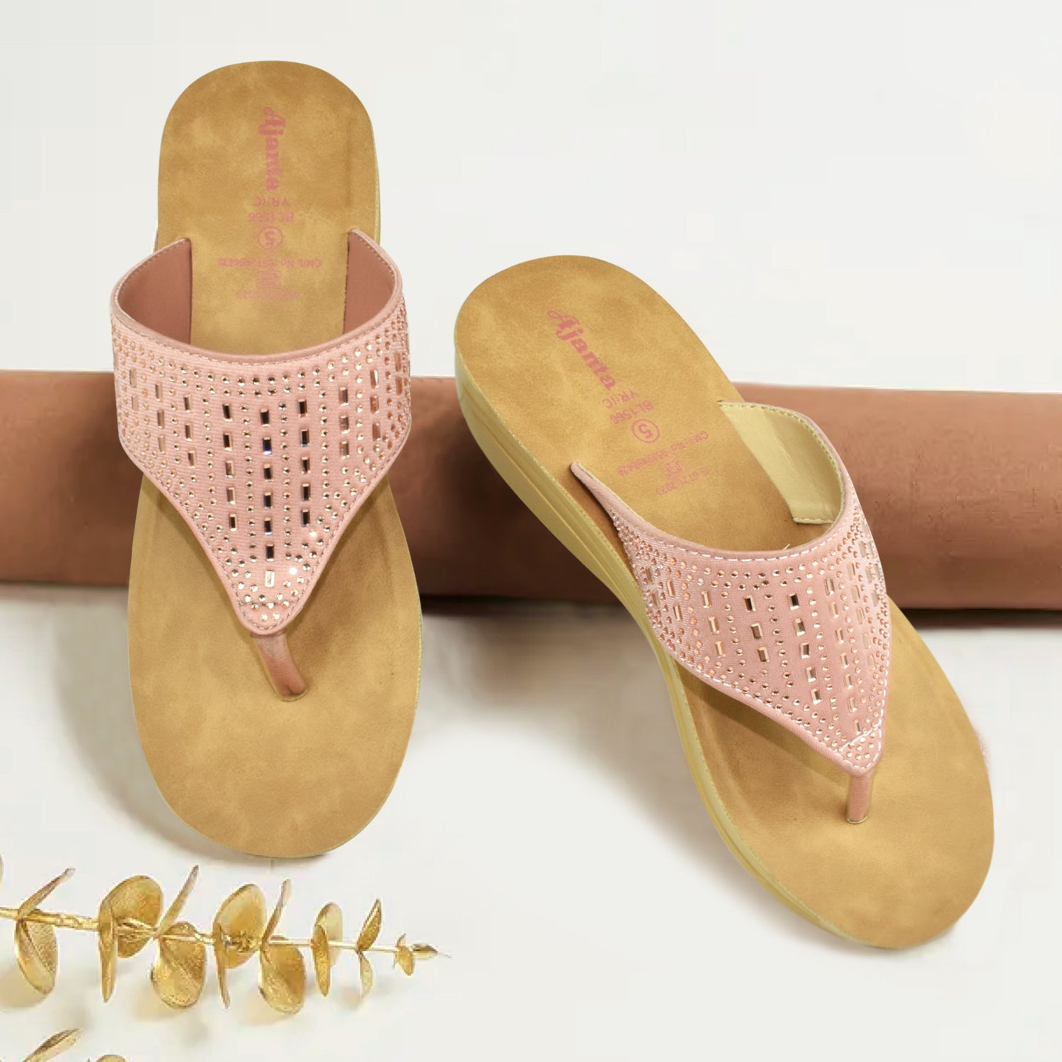 AJANTA Casual Sandal| Flat Sandals For Women| Comfortable Ladies Chappal EL1015