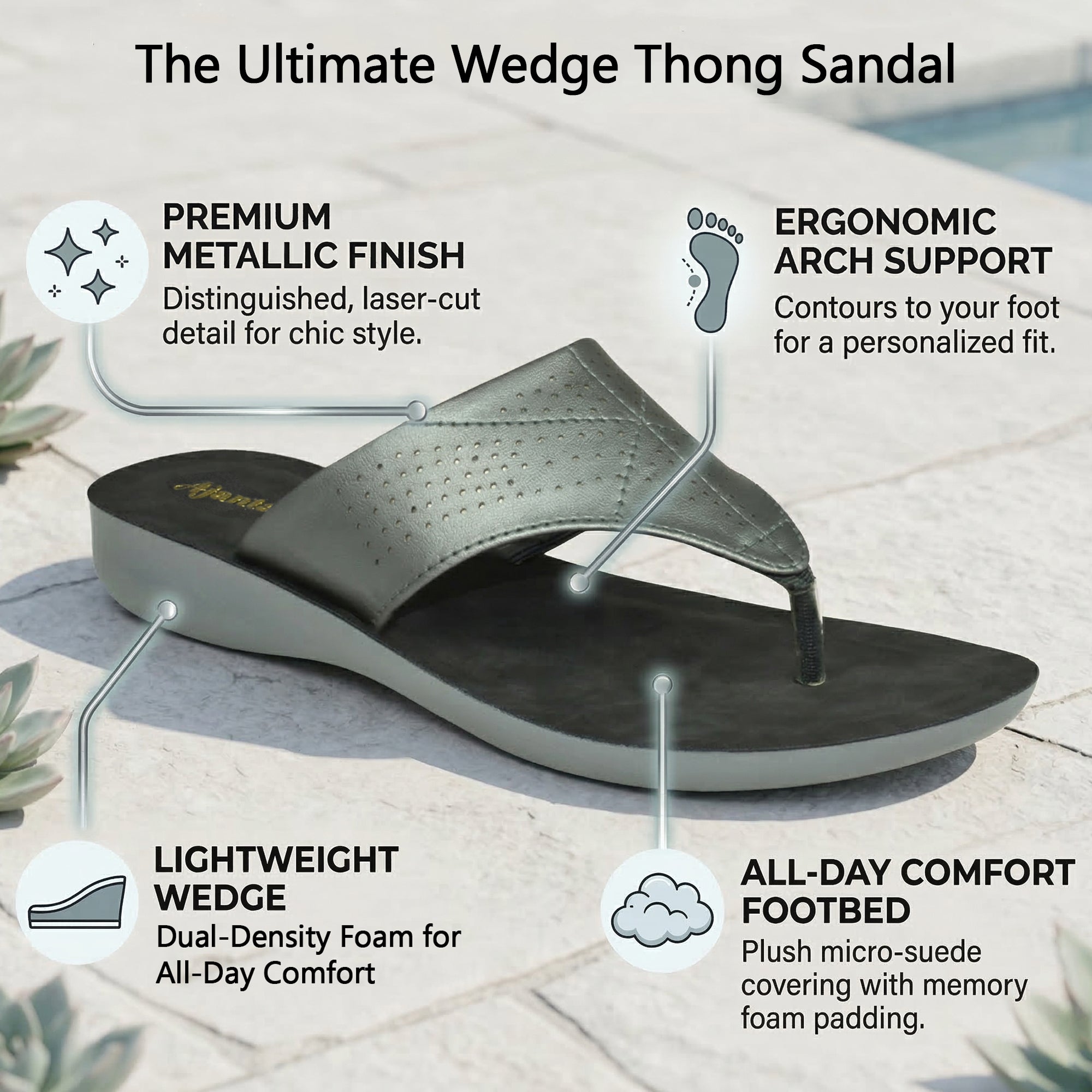 Ajanta Women Comfortable Flat Casual Sandals