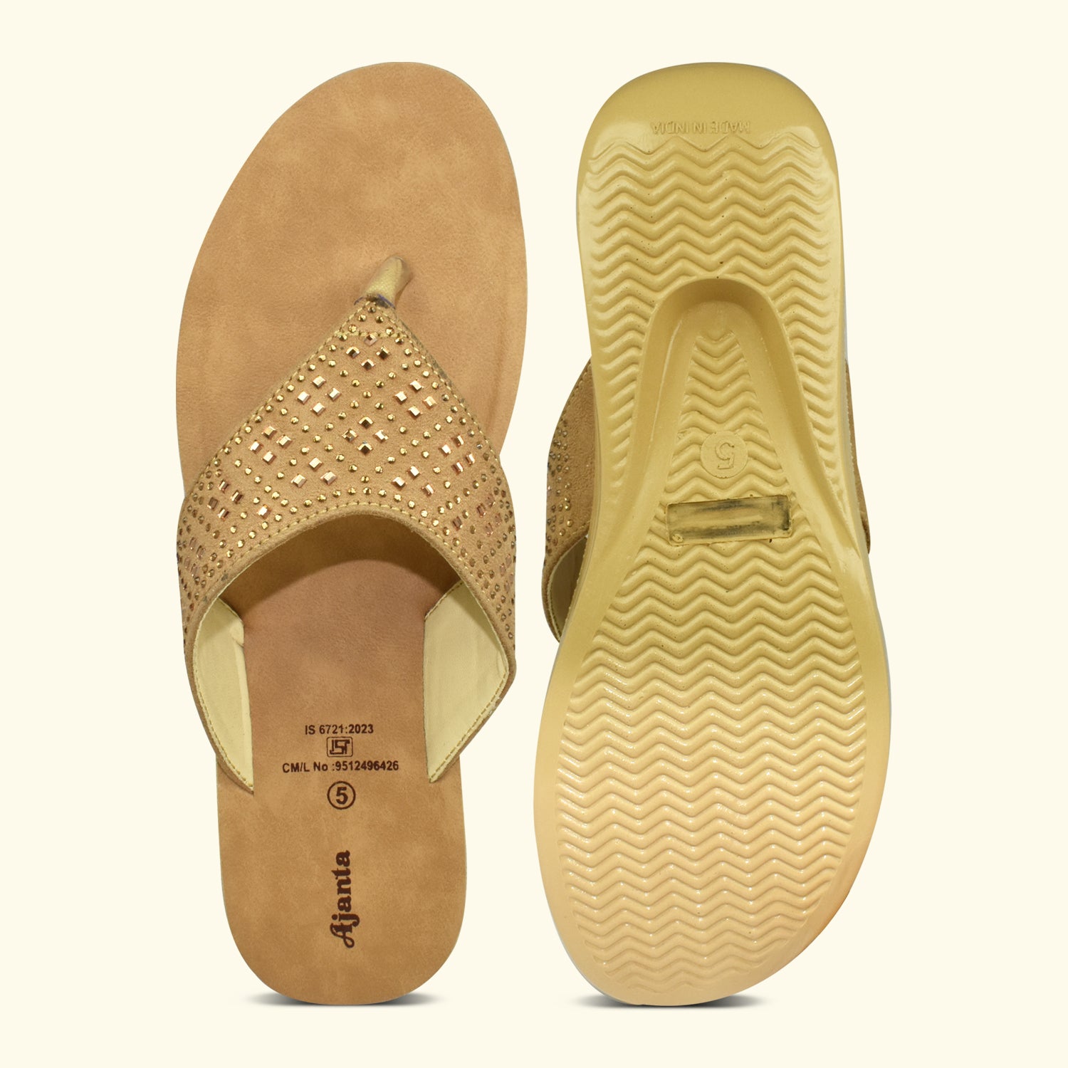 Ajanta Women's Lightweight-Comfortable Sandal