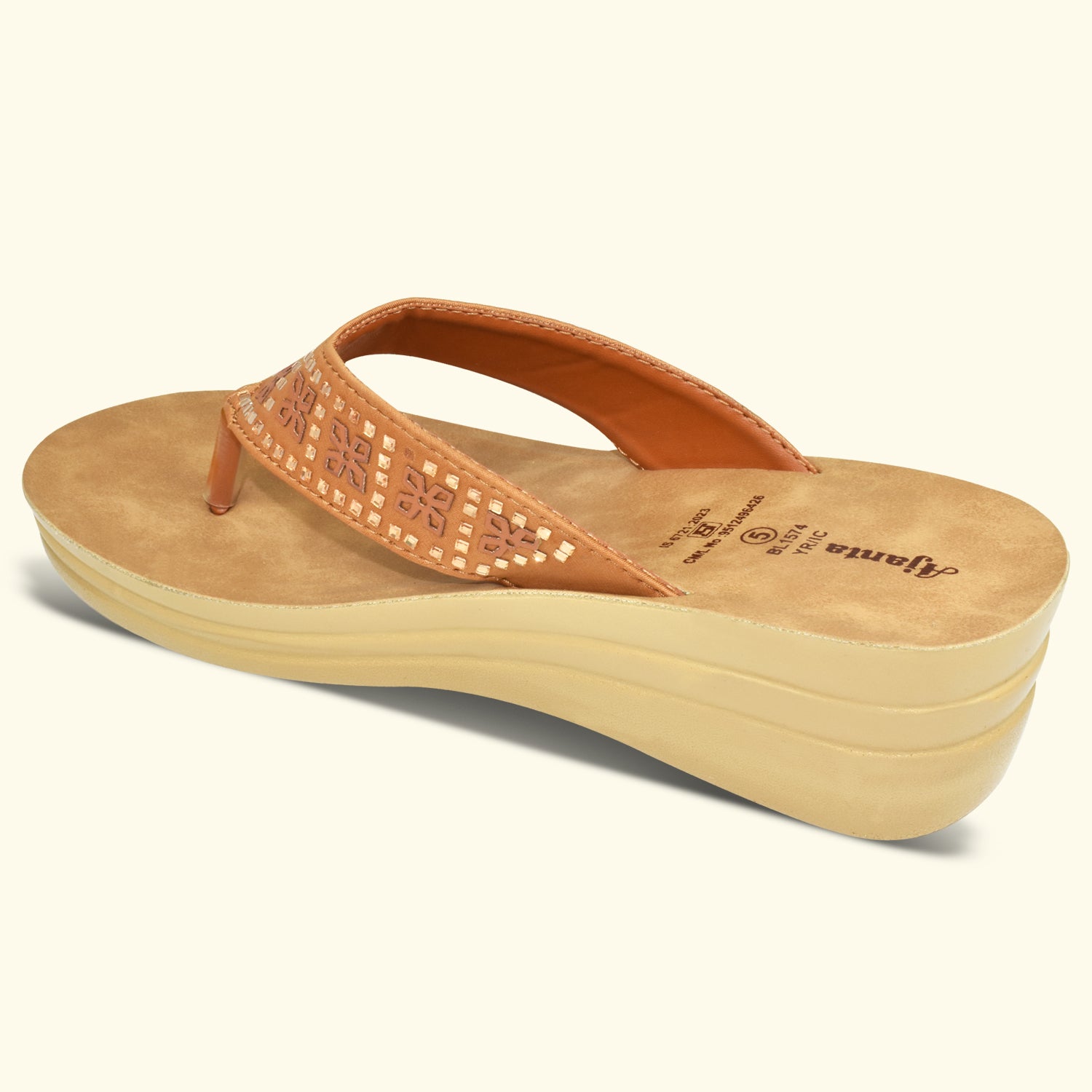 Ajanta Women’s Comfortable Heel Sandals