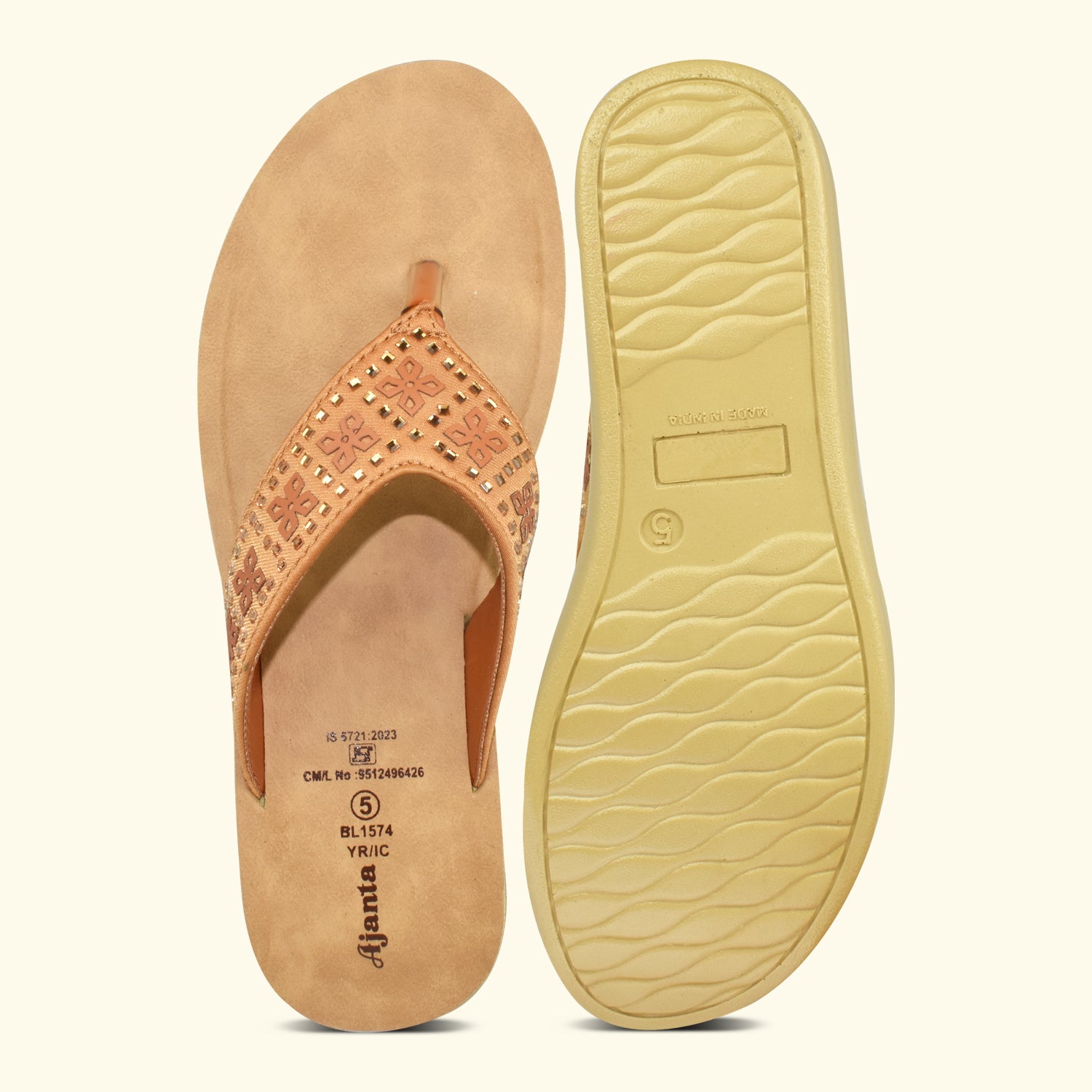 Ajanta Women’s Comfortable Heel Sandals