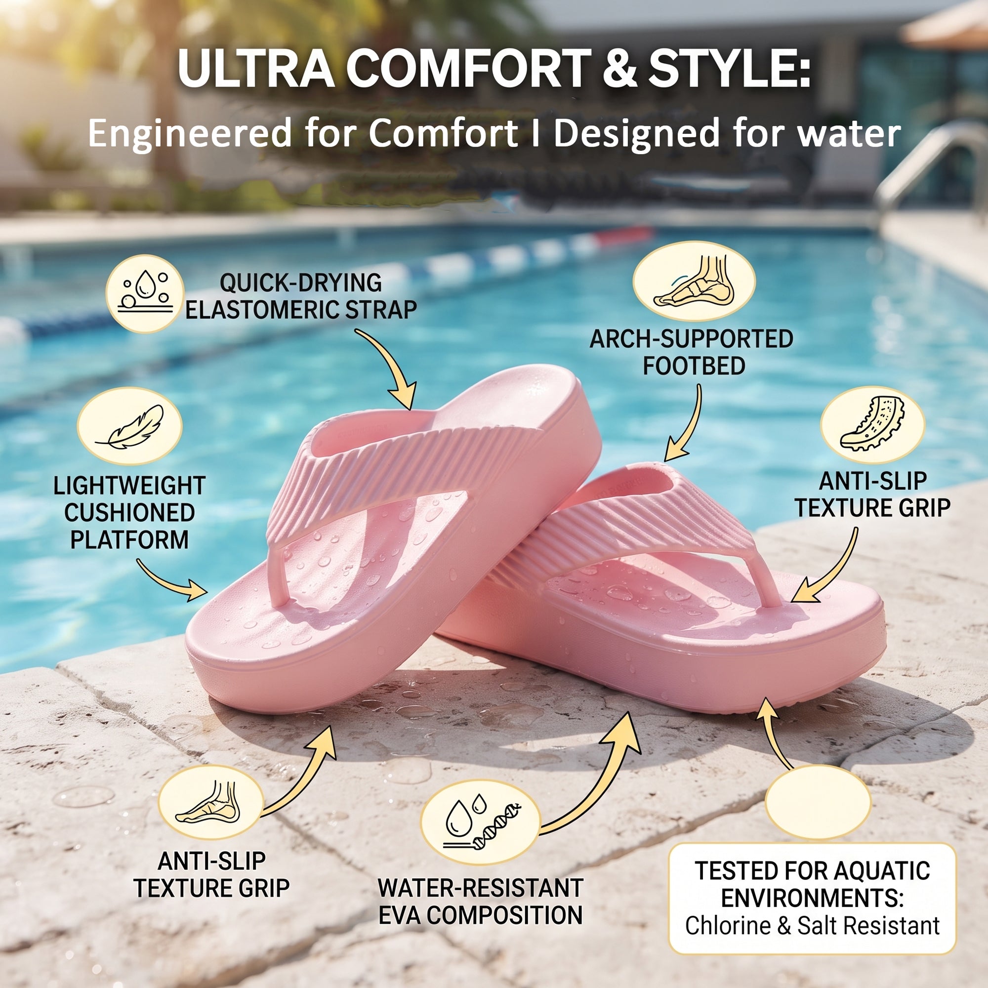 Ajanta Women’s Lightweight Comfortable Slipper