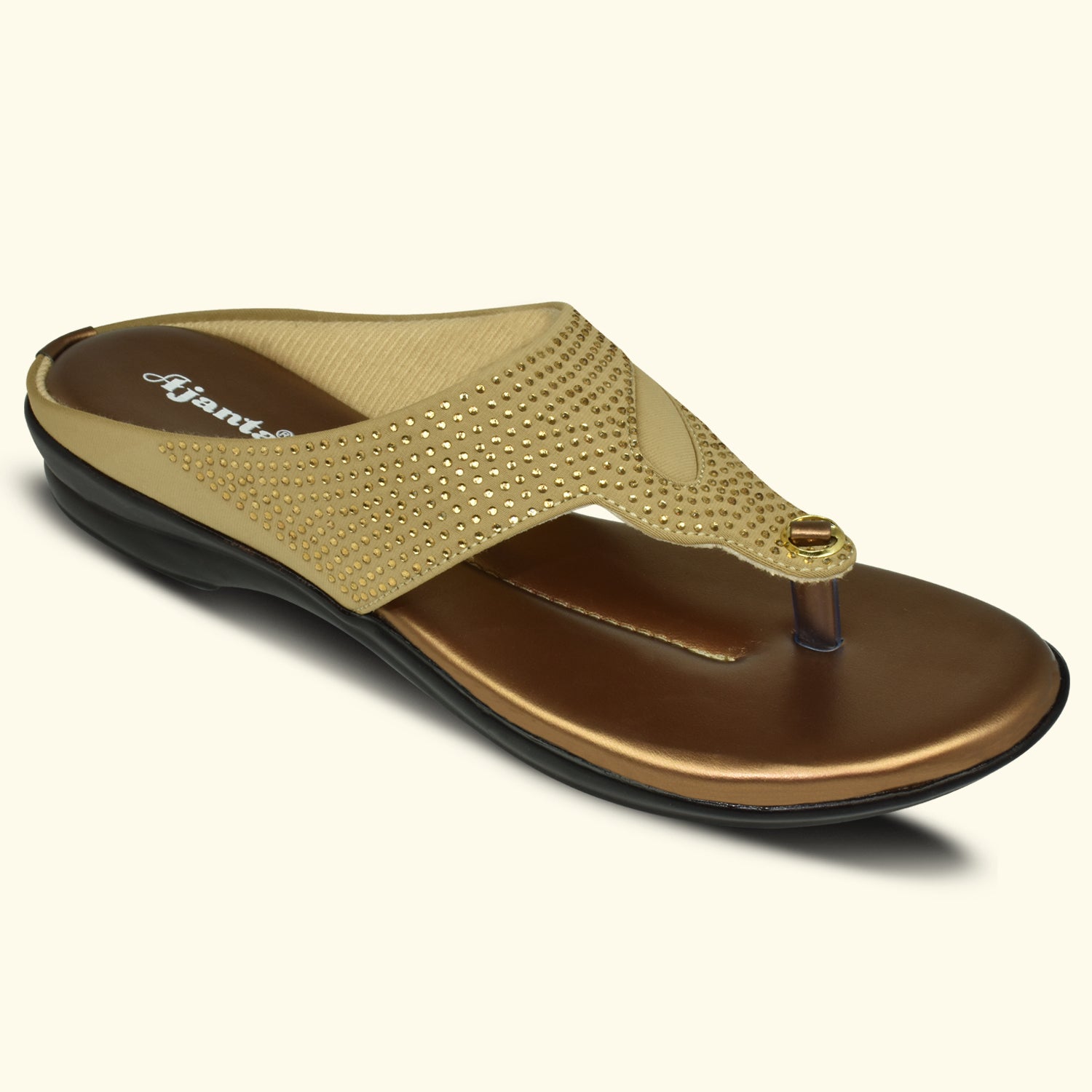 Ajanta Women’s Copper Lightweight EVA Flat Sandals