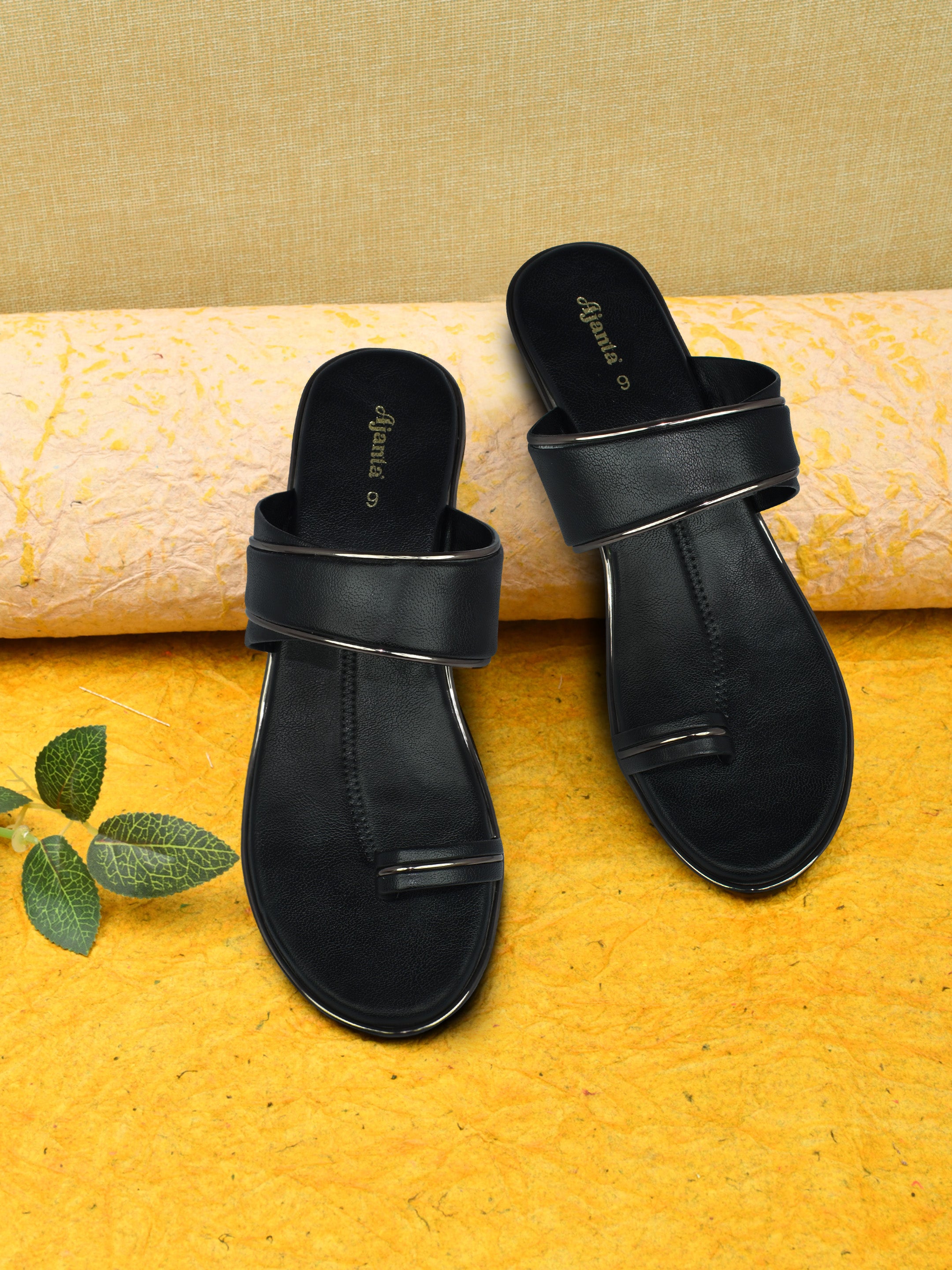 Ajanta Women Heel Sandal / Anti-Skid Sandal / Flat Fashion Slip-On Sandal EL2003