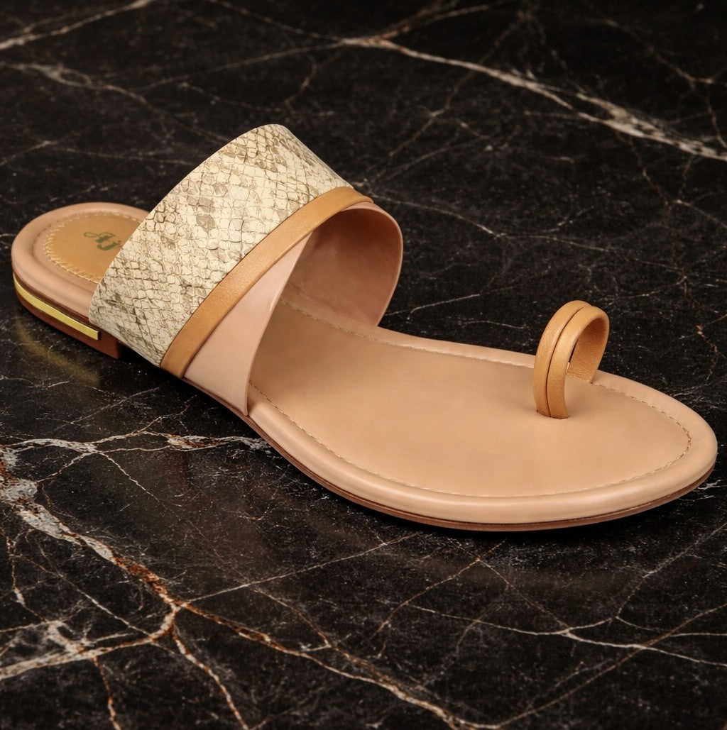 Ajanta Women’s Stylish Ethnic Flat Sandals
