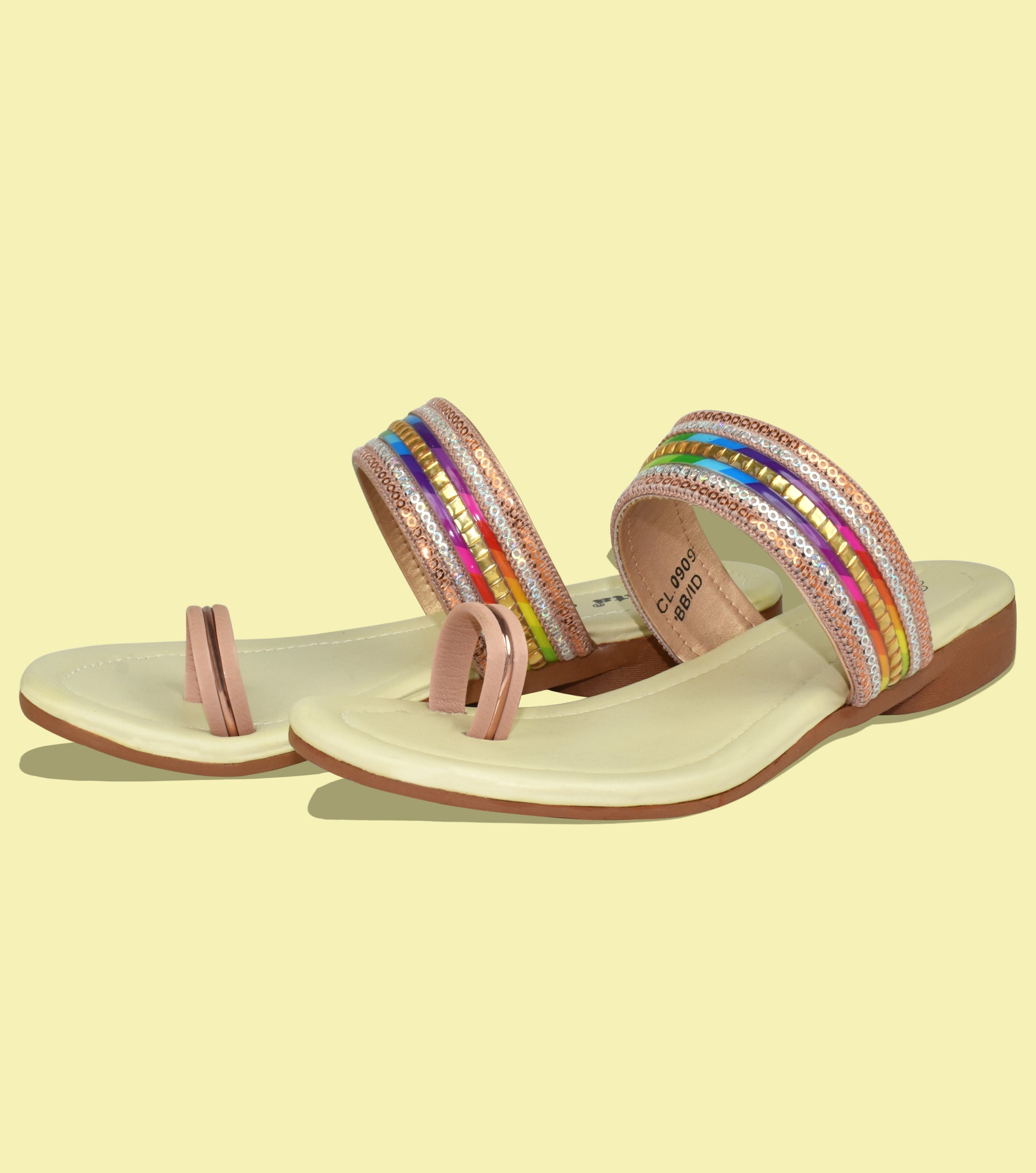 Women's Cream General Sandals