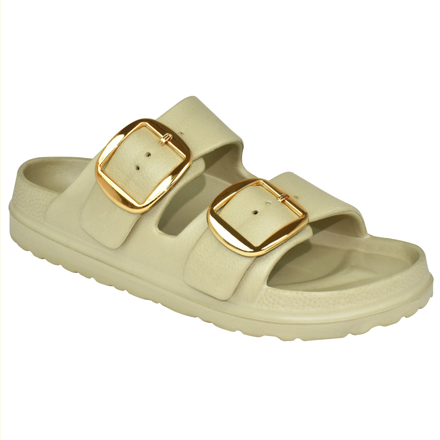 AJANTA Waterproof Women's Classic Cushion Sliders with Adjustable Buckle Strap EL3022