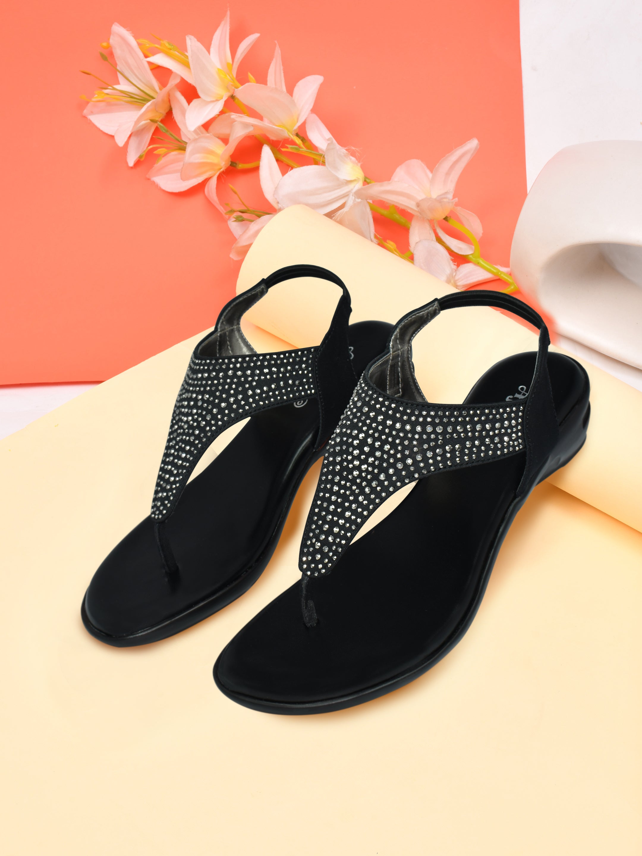 Ajanta Women Sandal / Anti-Skid Grip / Elegant, Comfortable, and Safe for Casual Wear EL4003