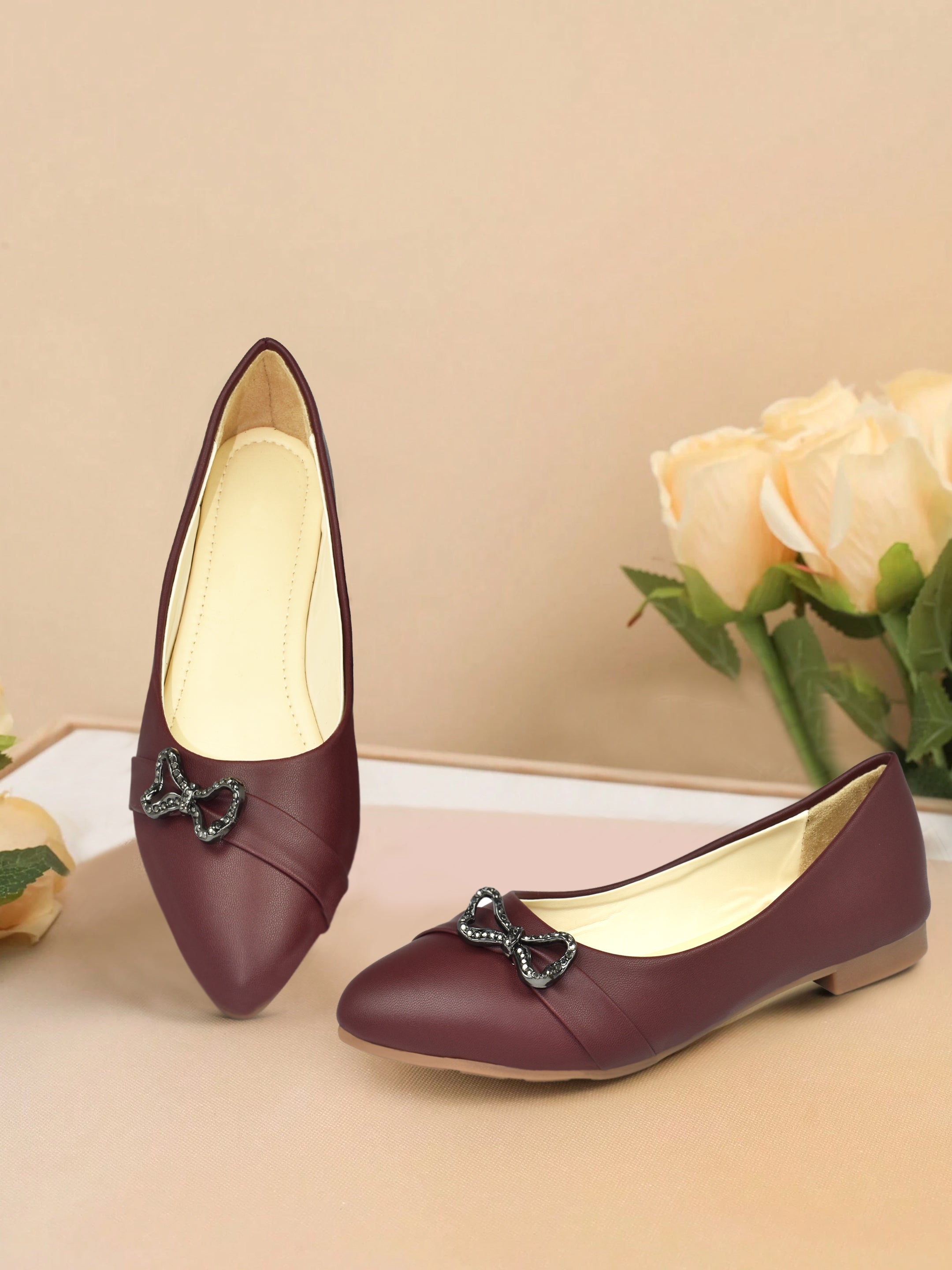 Ajanta Trendy and Stylish Belly for Women Casual Wear occasions / Elegant & Comfortable for Daily and Occasional Wear / Anti-Skid Belly Shoes for Women EL5017