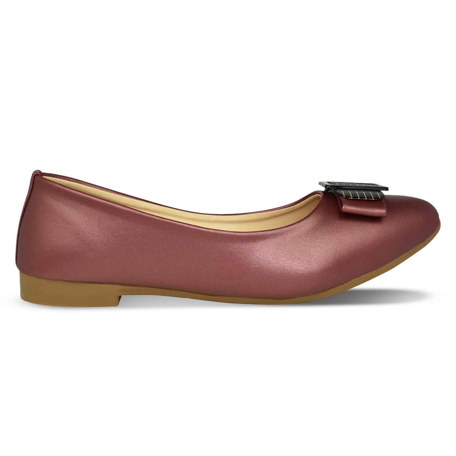 Ajanta Women's Maroon Bellies | Elegant Synthetic Outer Material | Comfortable & Stylish Bellies EL5030