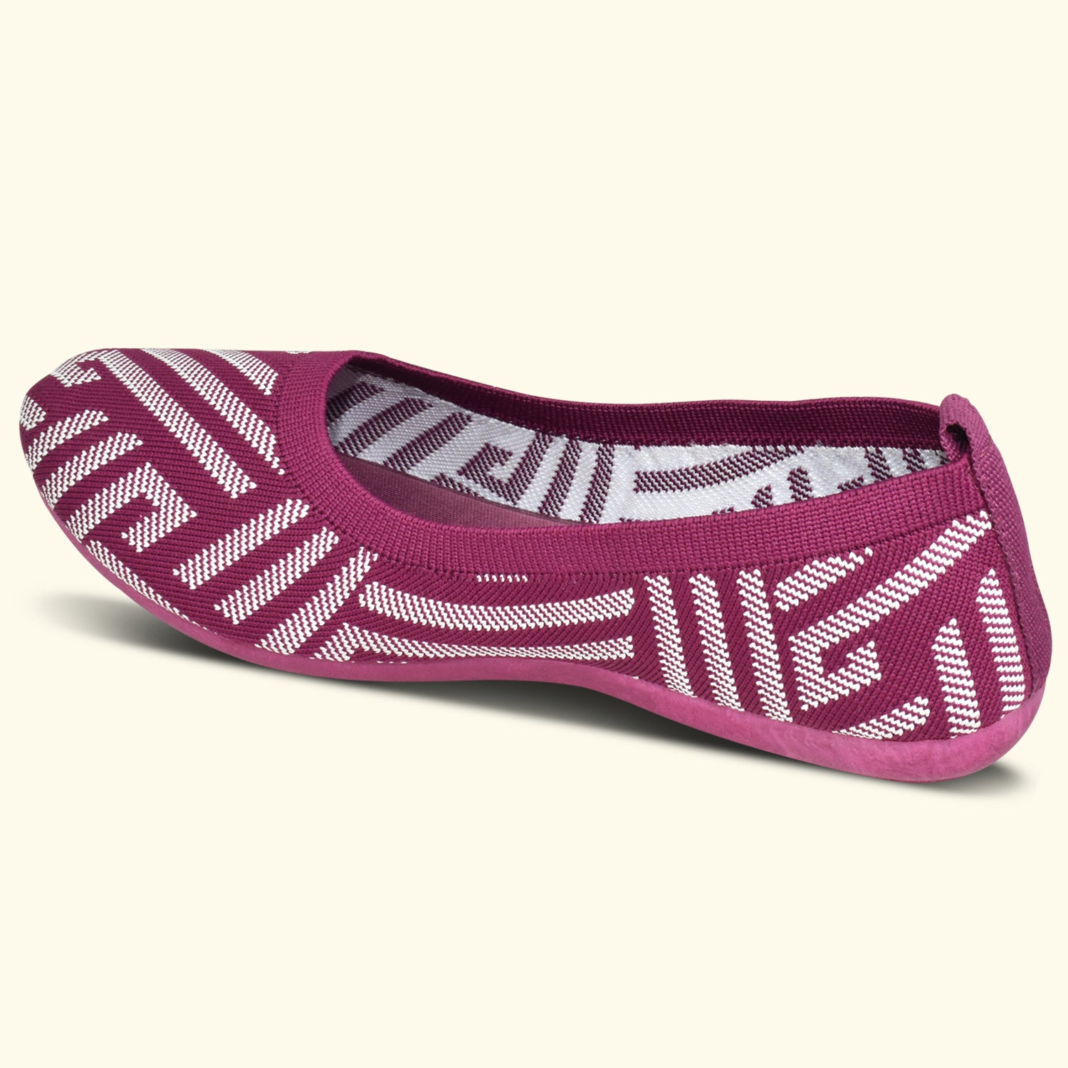 Ajanta Women's Pink Bellies | Flynet Upper | Cushioned Comfort | Durable PVC Sole | Comfortable Bellies EL5032