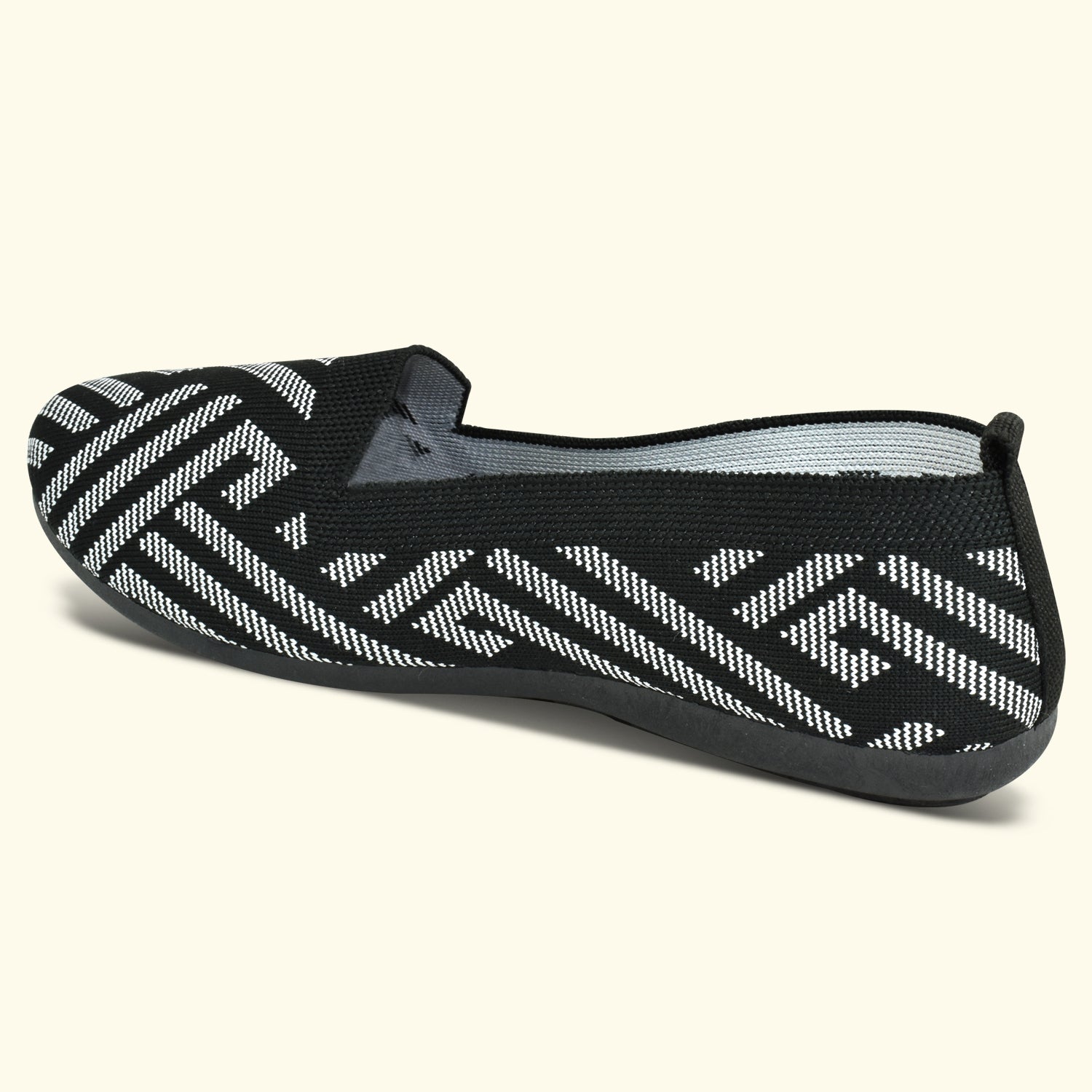 Ajanta Women's Black Bellies with Cushioned Comfort | Breathable Flynet Upper | Durable PVC Sole | Elegant Daily Wear Bellies EL5033