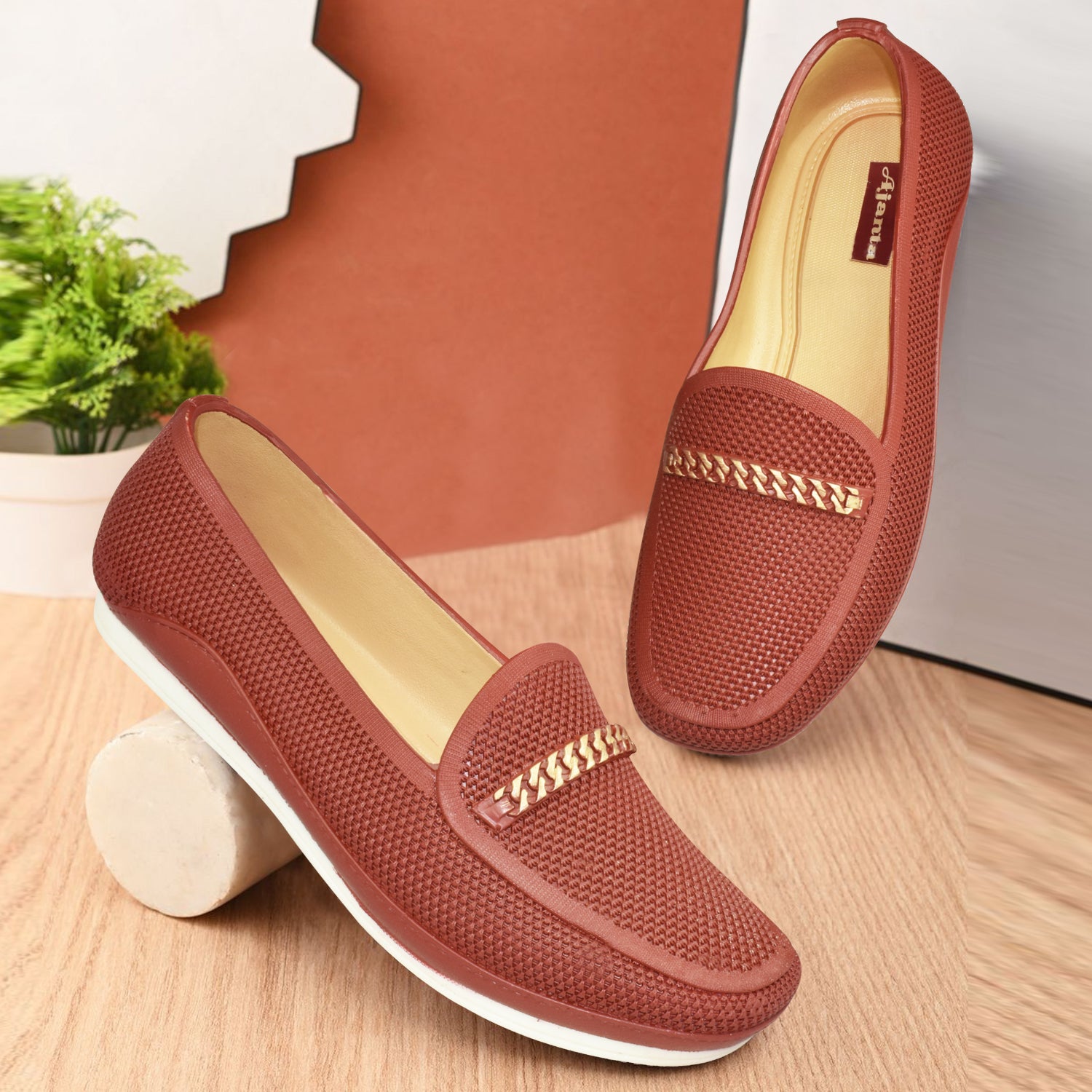 AJANTA Women's Ballerina | Comfortable & Stylish Casual Flats for Office, Travel & Everyday Outfits EL5034