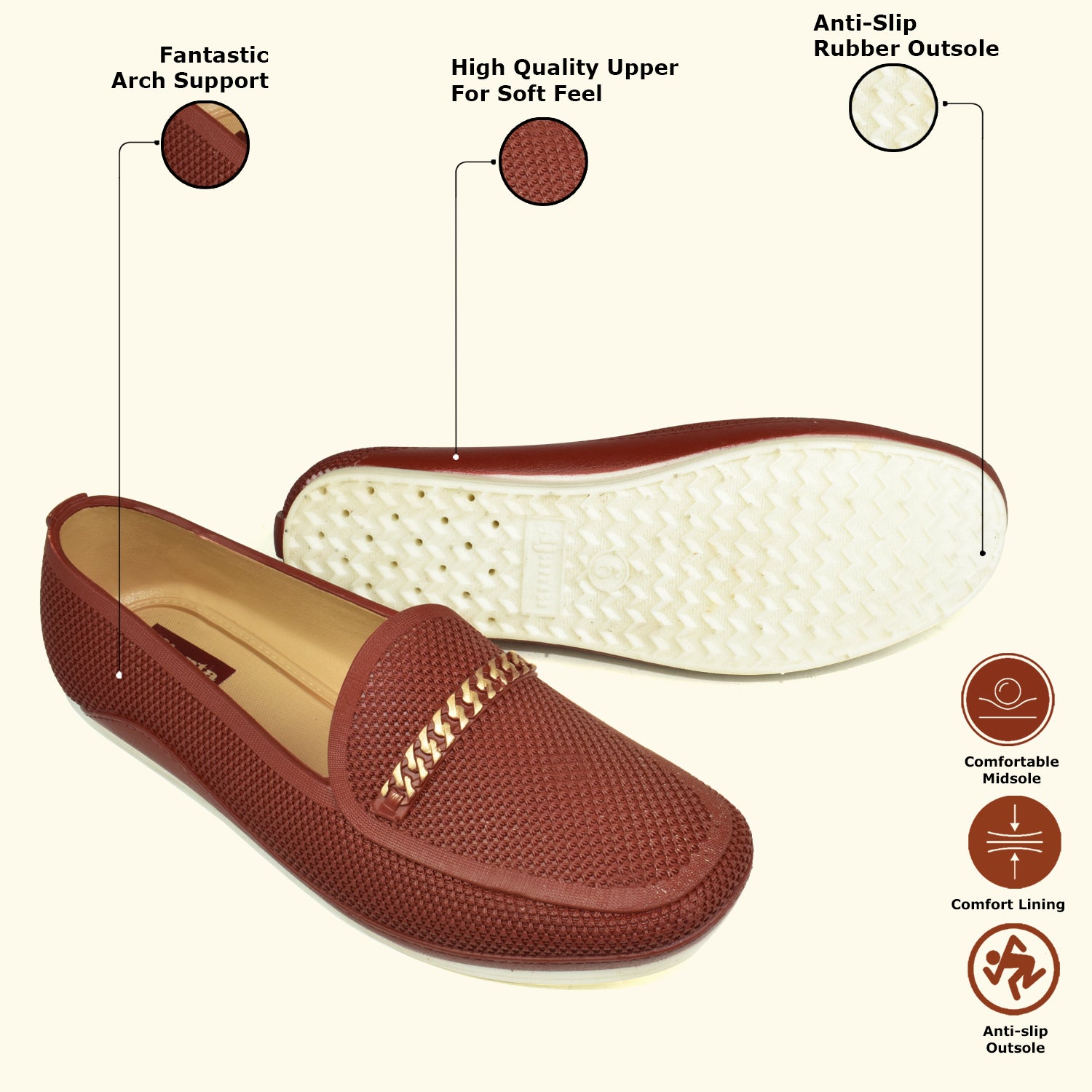 Ajanta Women's Comfortable & Stylish Ballerina