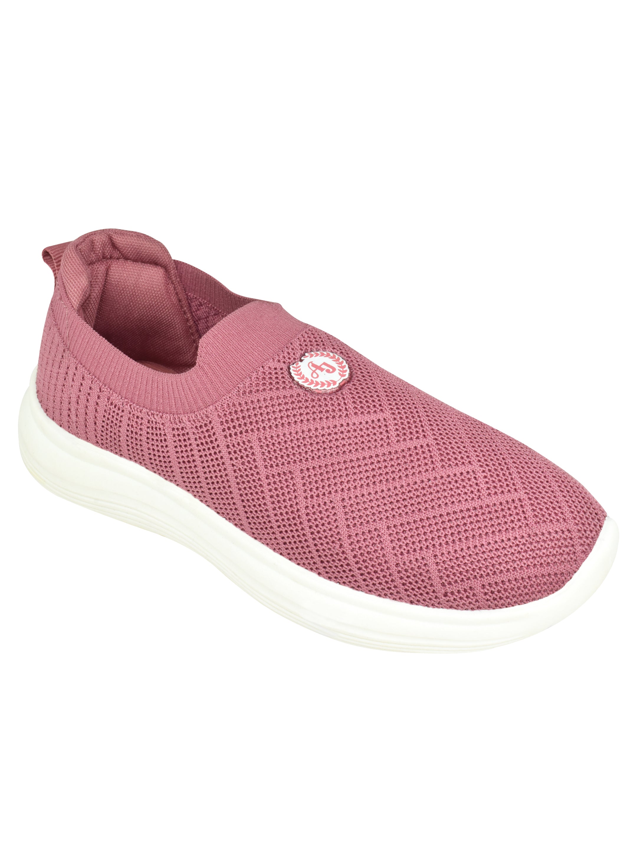 Ajanta Women's Pink Slip-On Casual Shoes | Breathable Mesh Upper | Durable PVC Sole | Lightweight Shoes| Slip on shoes EL5036