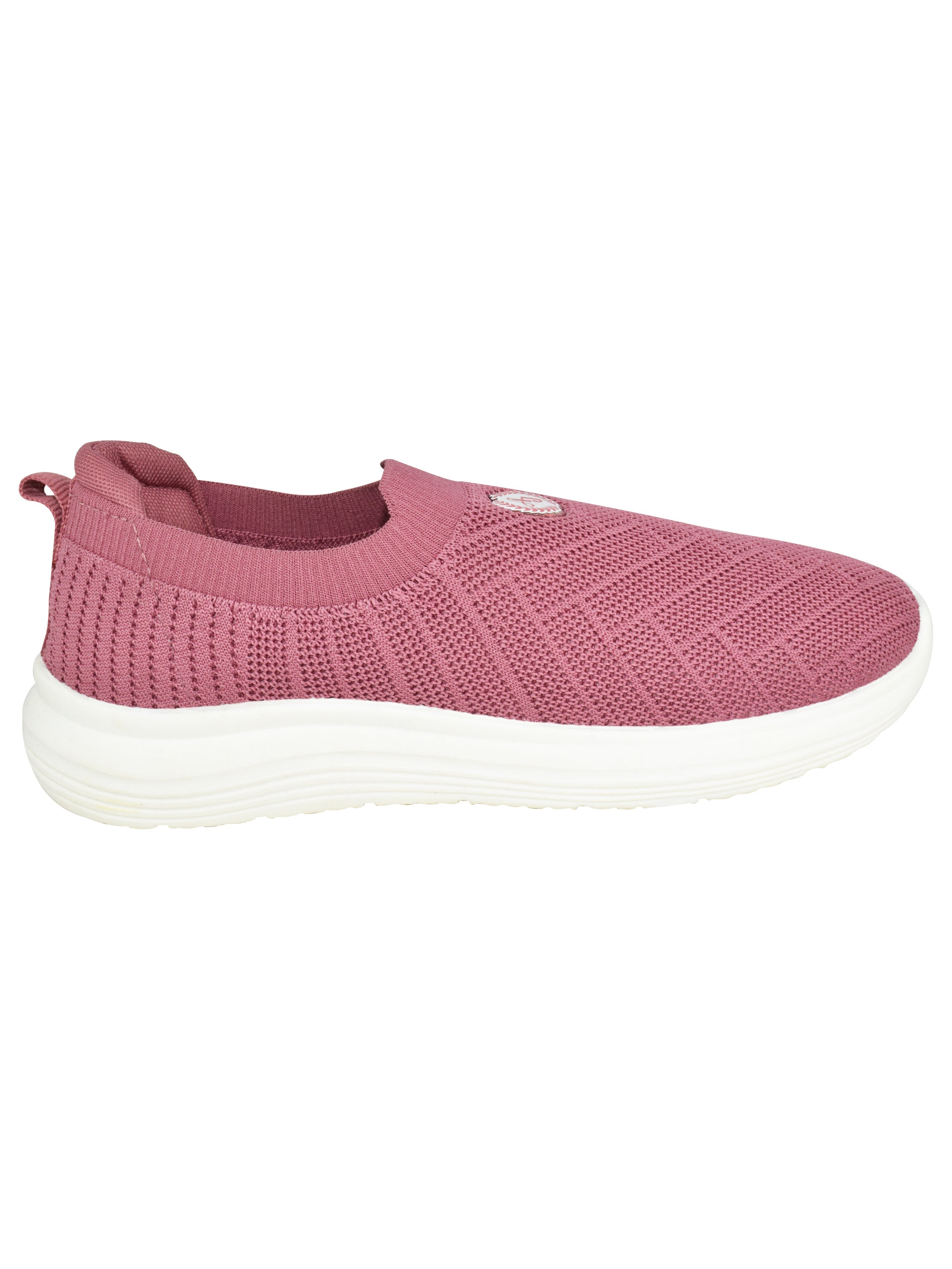 Ajanta Women's Pink Slip-On Casual Shoes | Breathable Mesh Upper | Durable PVC Sole | Lightweight Shoes| Slip on shoes EL5036